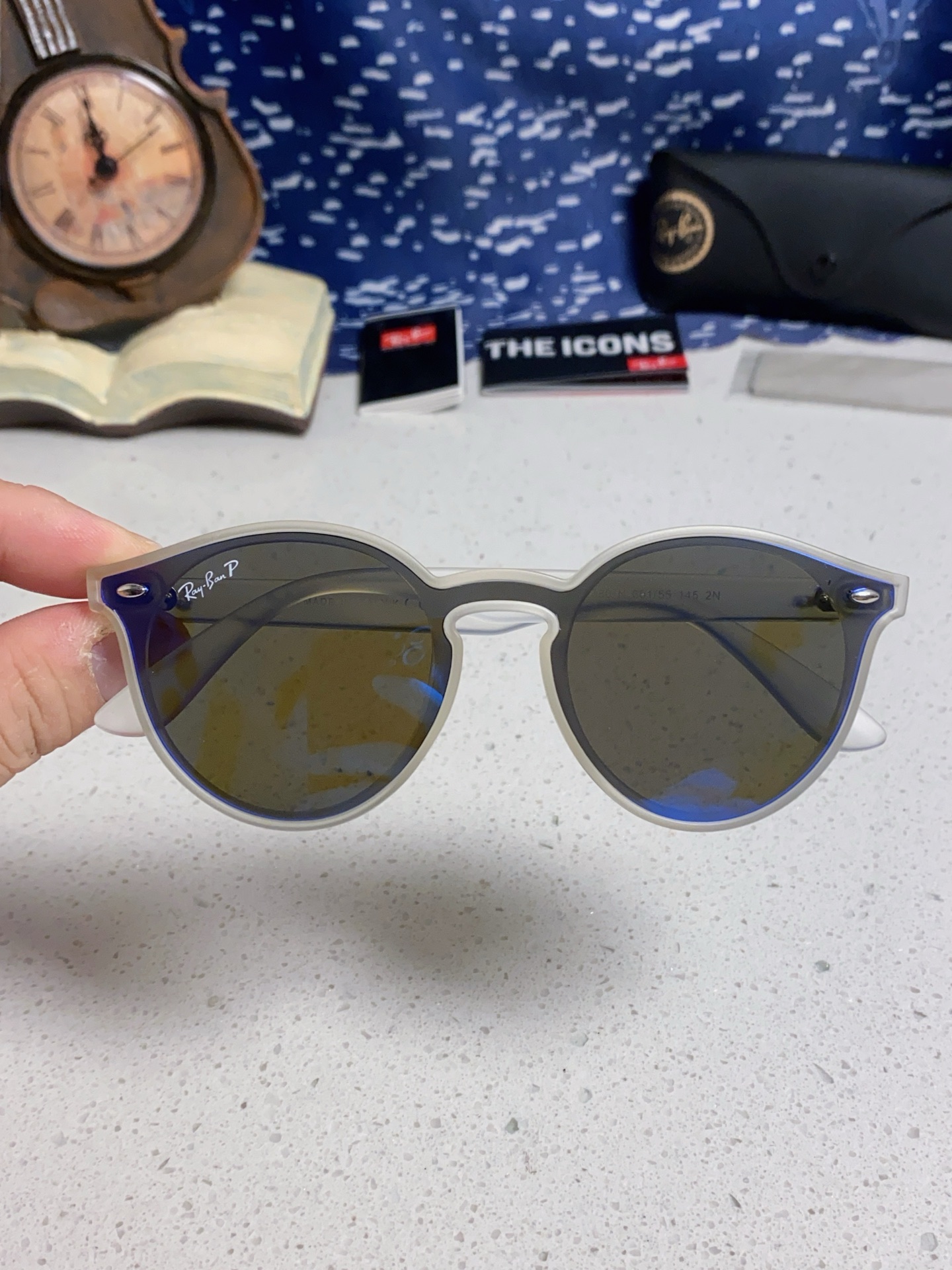  RayBan雷朋 2025夏季新款 原装复古女款圆框太阳眼镜 经典款墨镜遮阳 RB4380 