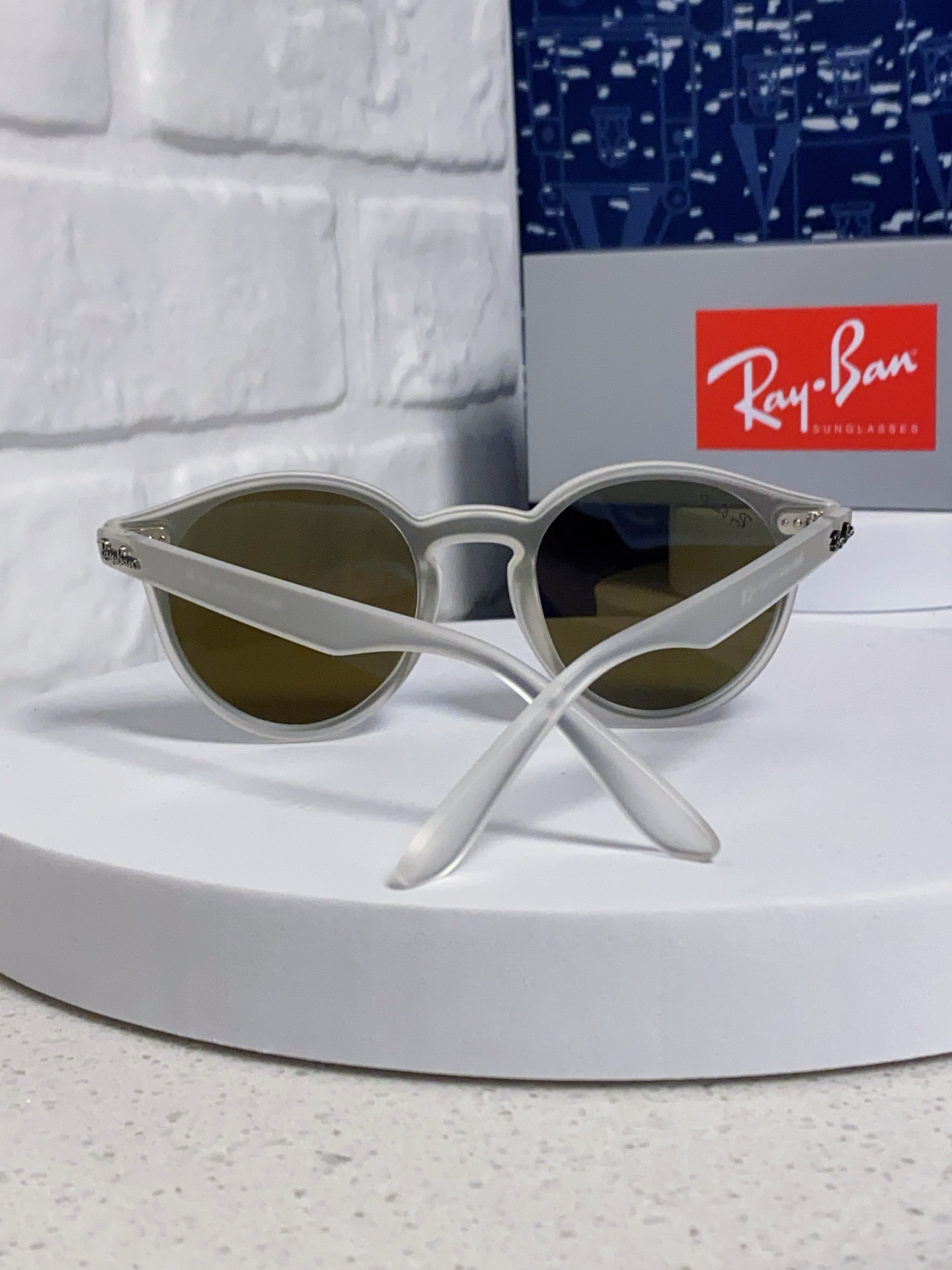  RayBan雷朋 2025夏季新款 原装复古女款圆框太阳眼镜 经典款墨镜遮阳 RB4380 
