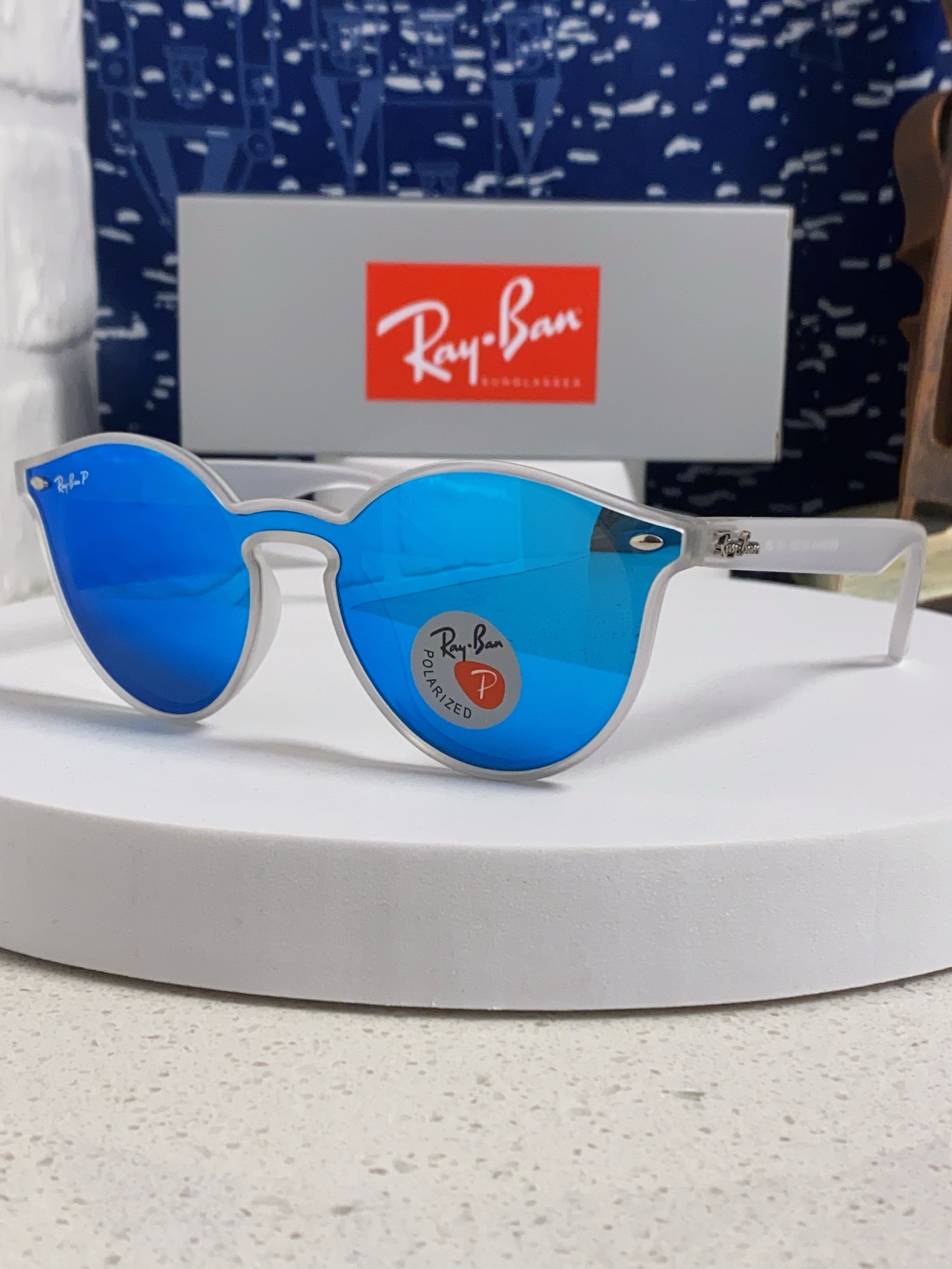  RayBan雷朋 2025夏季新款 原装复古女款圆框太阳眼镜 经典款墨镜遮阳 RB4380 