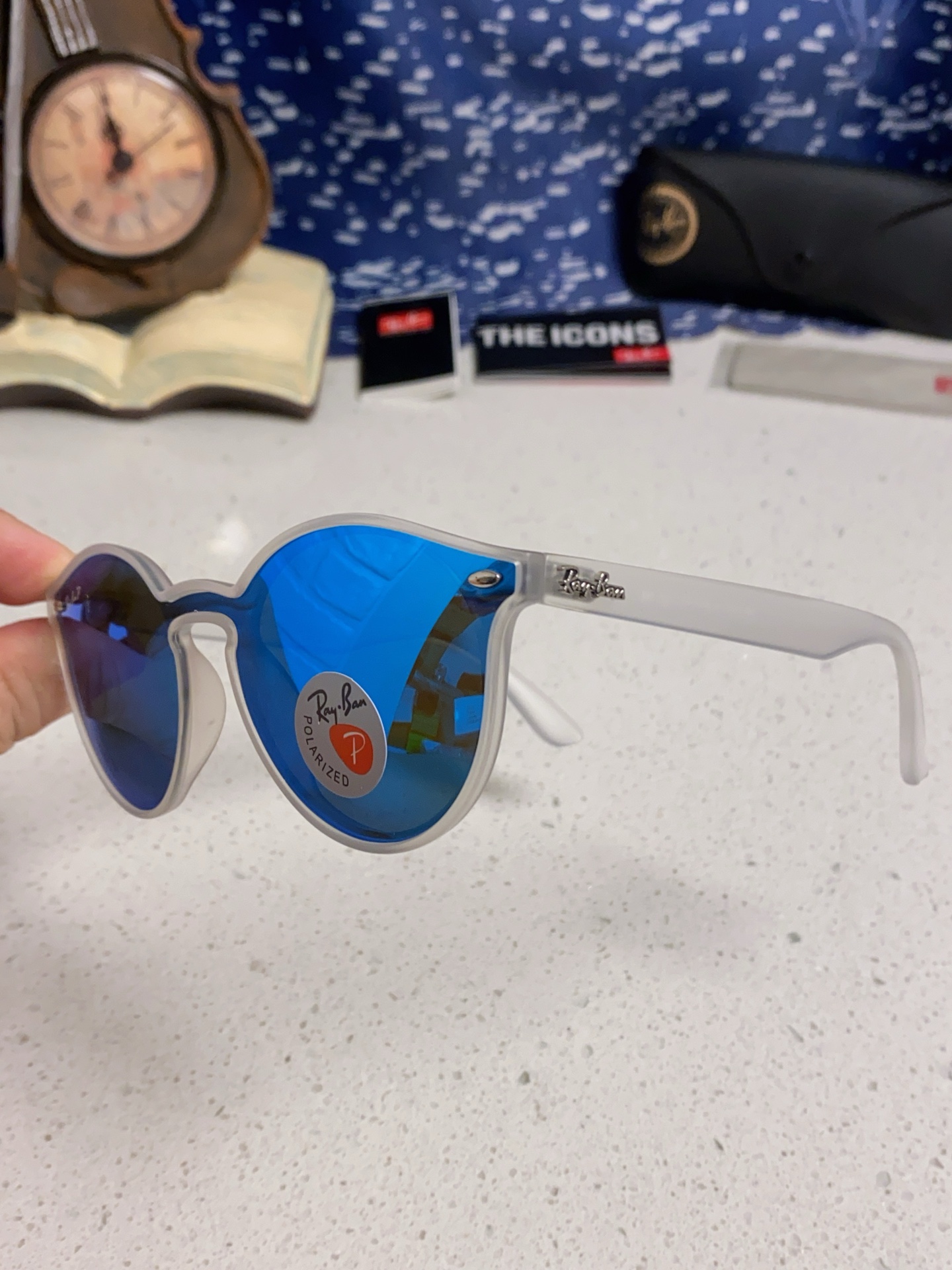  RayBan雷朋 2025夏季新款 原装复古女款圆框太阳眼镜 经典款墨镜遮阳 RB4380 