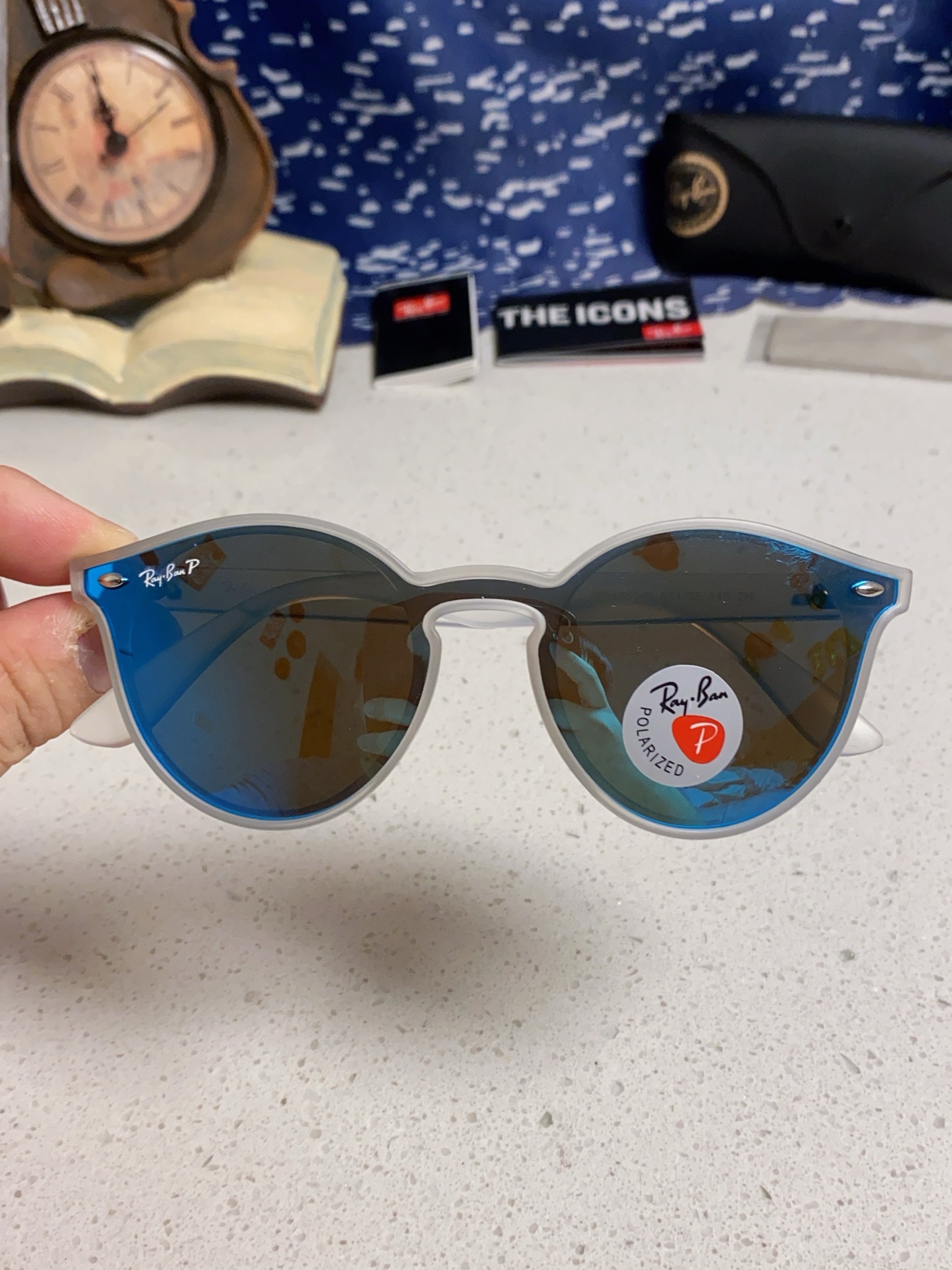  RayBan雷朋 2025夏季新款 原装复古女款圆框太阳眼镜 经典款墨镜遮阳 RB4380 