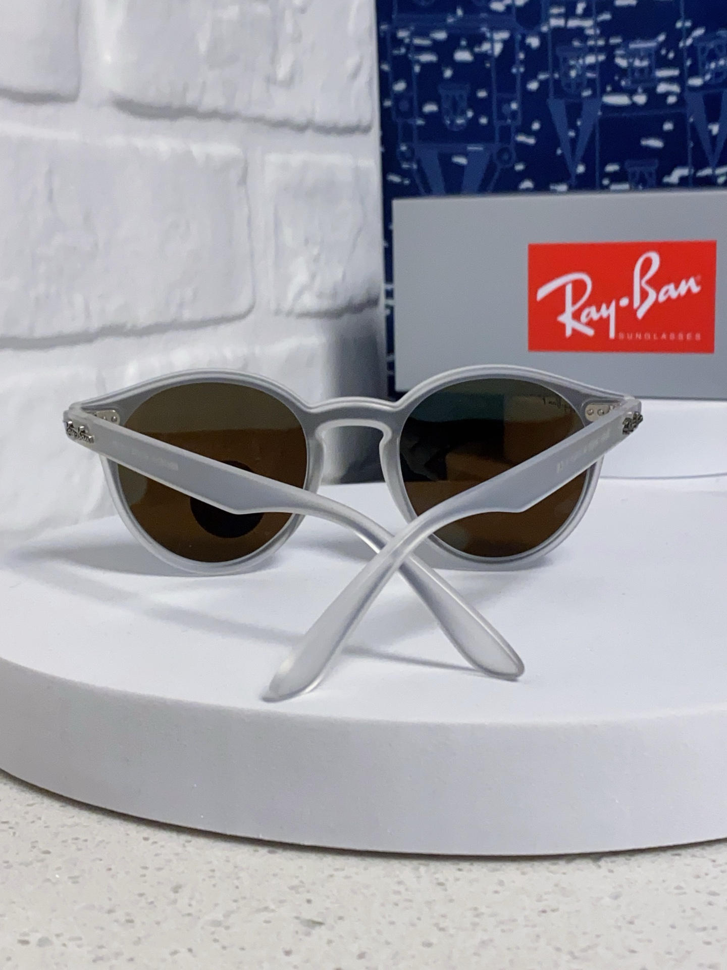  RayBan雷朋 2025夏季新款 原装复古女款圆框太阳眼镜 经典款墨镜遮阳 RB4380 