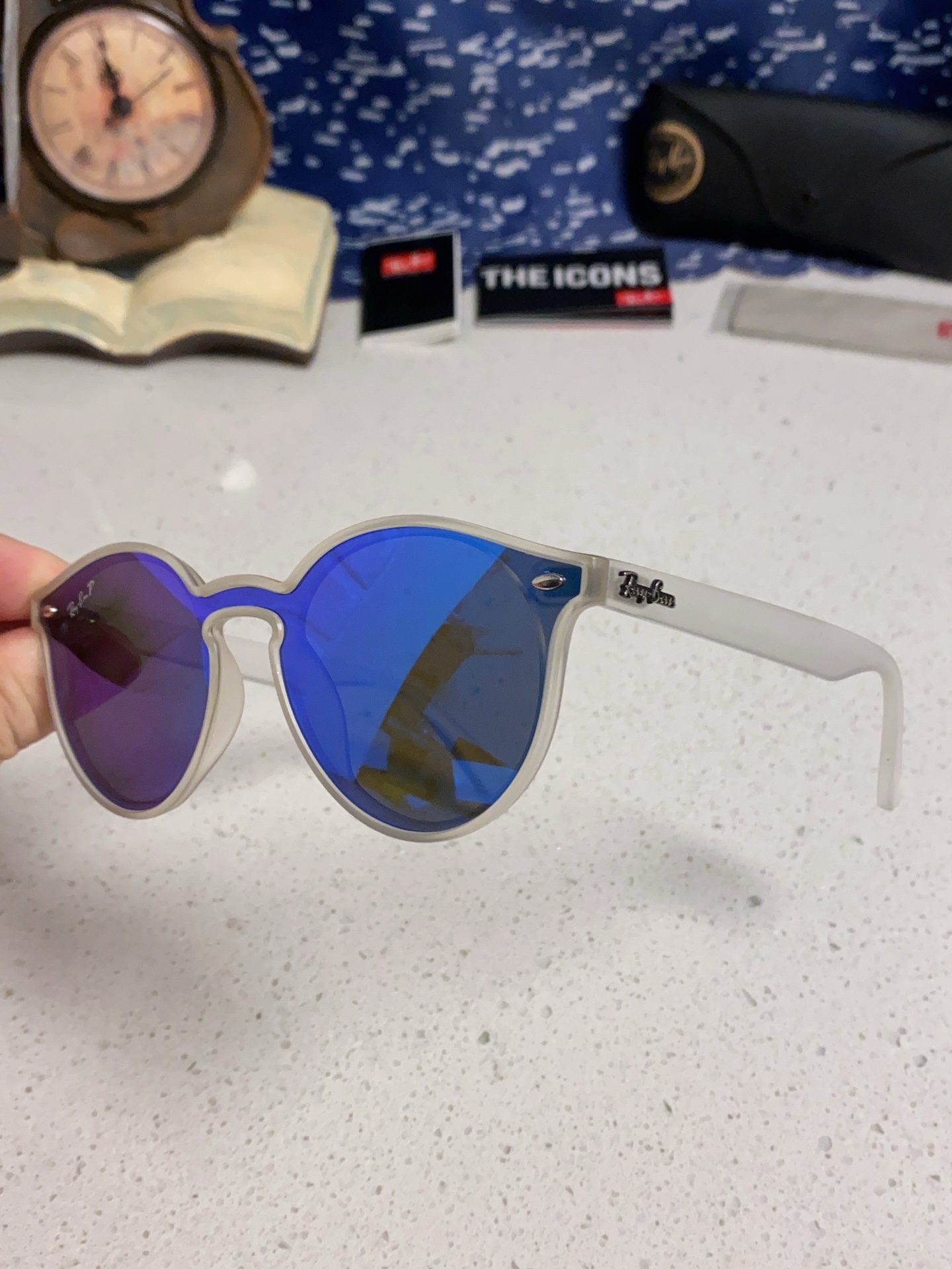  RayBan雷朋 2025夏季新款 原装复古女款圆框太阳眼镜 经典款墨镜遮阳 RB4380 