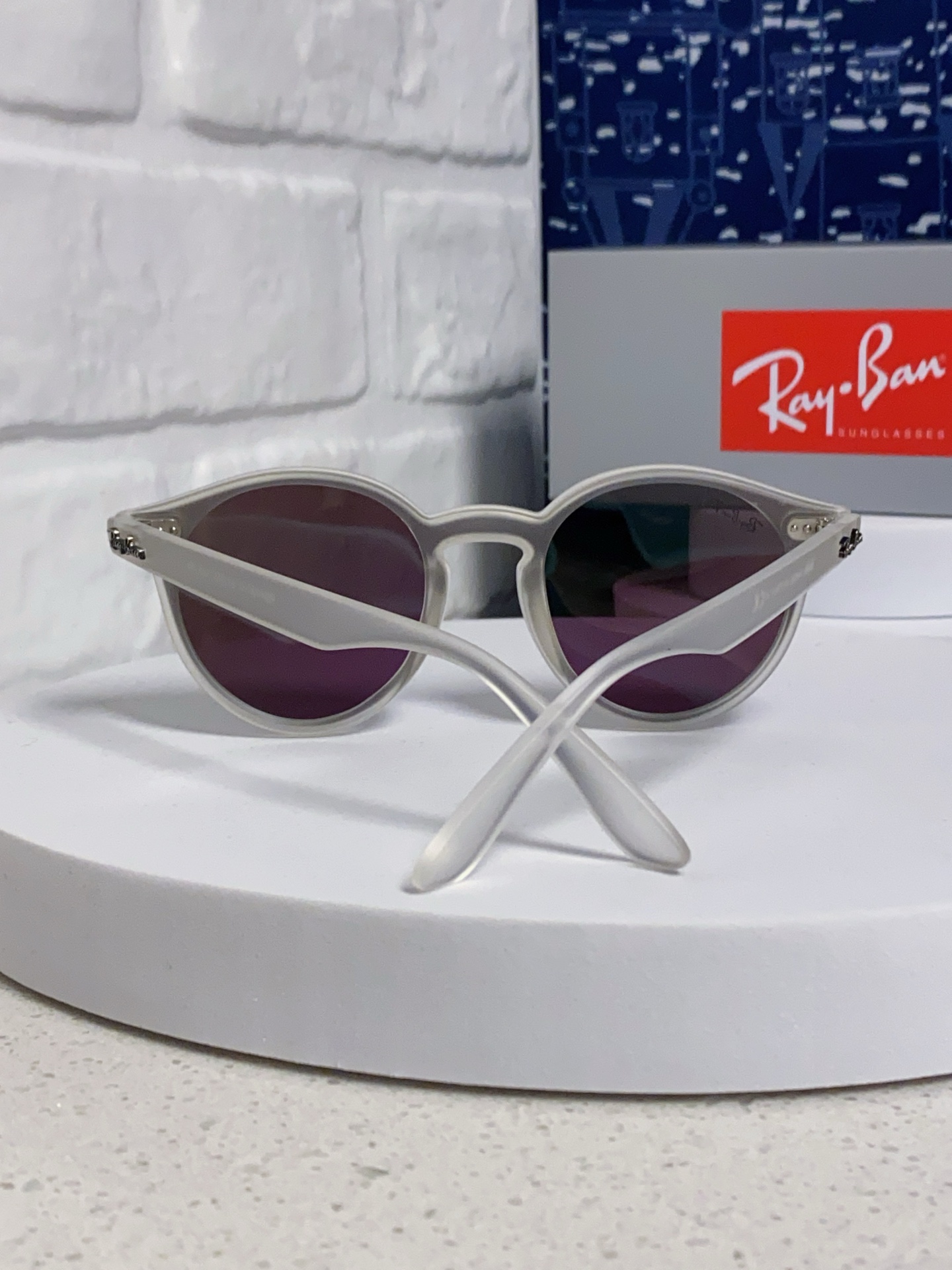 RayBan雷朋 2025夏季新款 原装复古女款圆框太阳眼镜 经典款墨镜遮阳 RB4380 