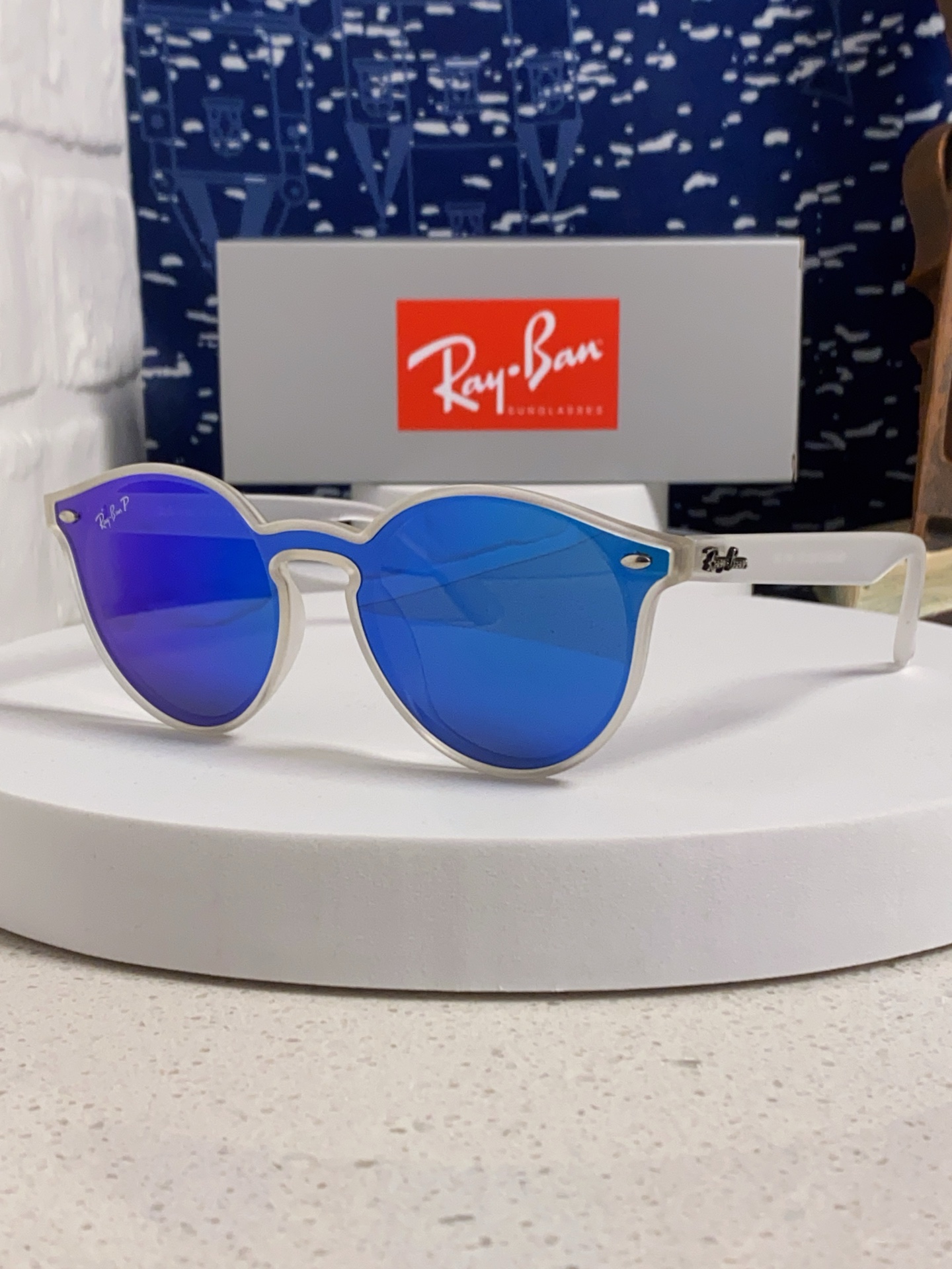  RayBan雷朋 2025夏季新款 原装复古女款圆框太阳眼镜 经典款墨镜遮阳 RB4380 