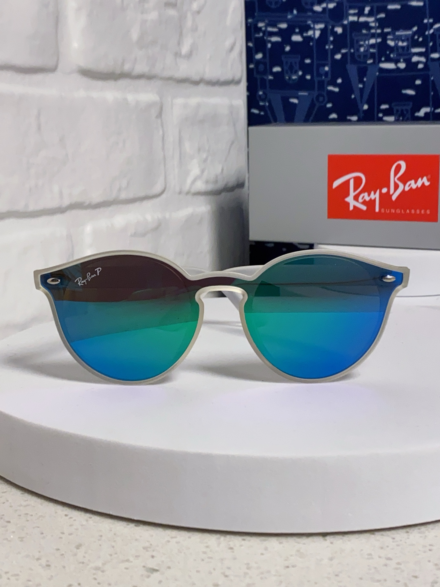  RayBan雷朋 2025夏季新款 原装复古女款圆框太阳眼镜 经典款墨镜遮阳 RB4380 
