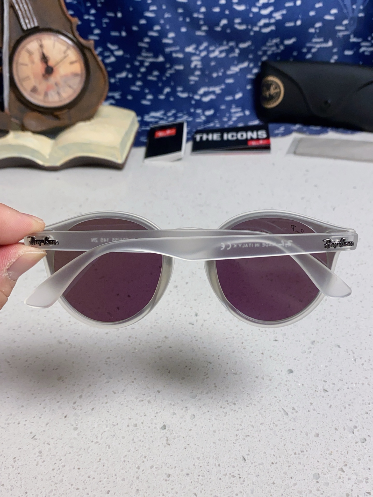  RayBan雷朋 2025夏季新款 原装复古女款圆框太阳眼镜 经典款墨镜遮阳 RB4380 