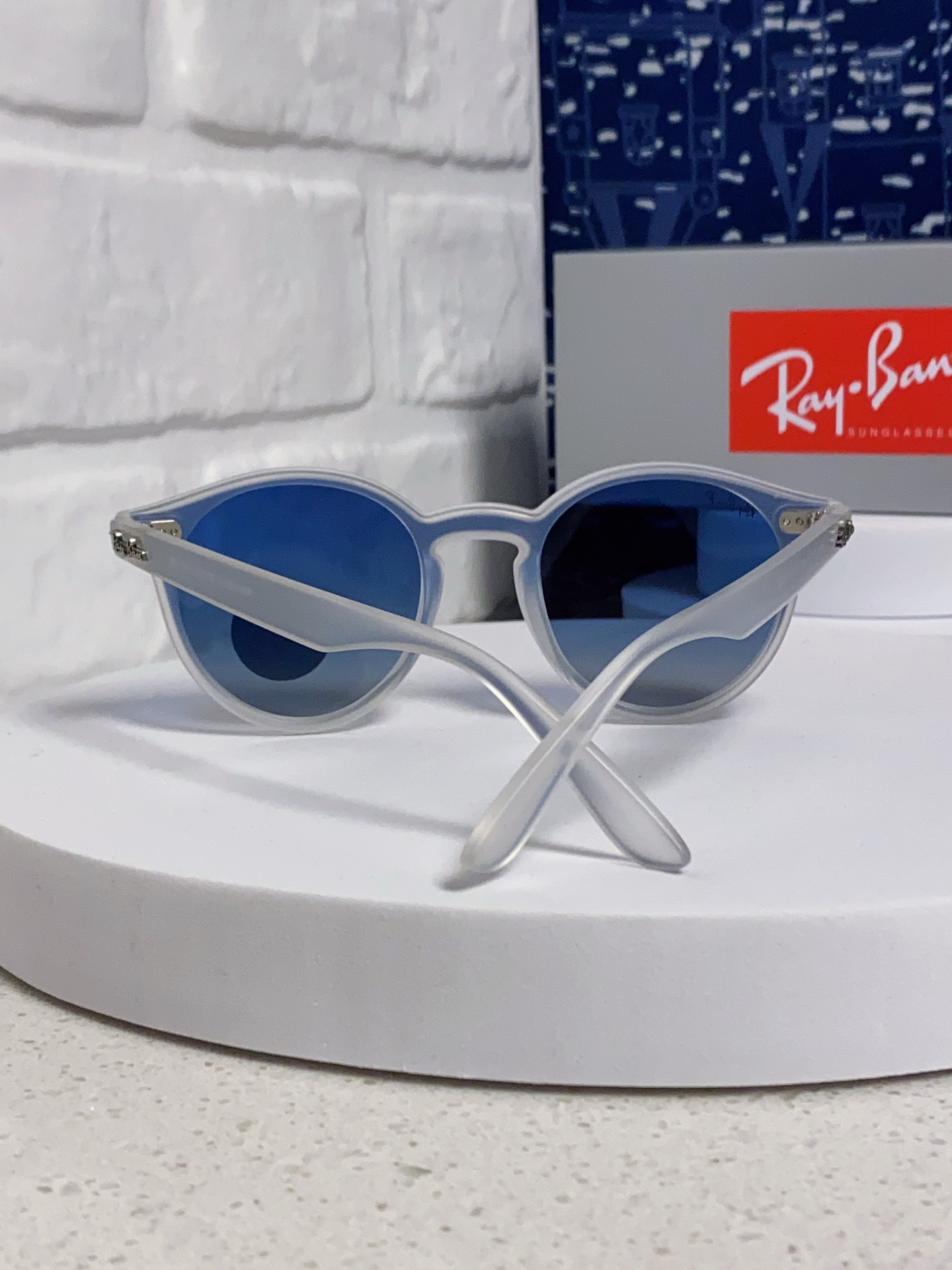  RayBan雷朋 2025夏季新款 原装复古女款圆框太阳眼镜 经典款墨镜遮阳 RB4380 