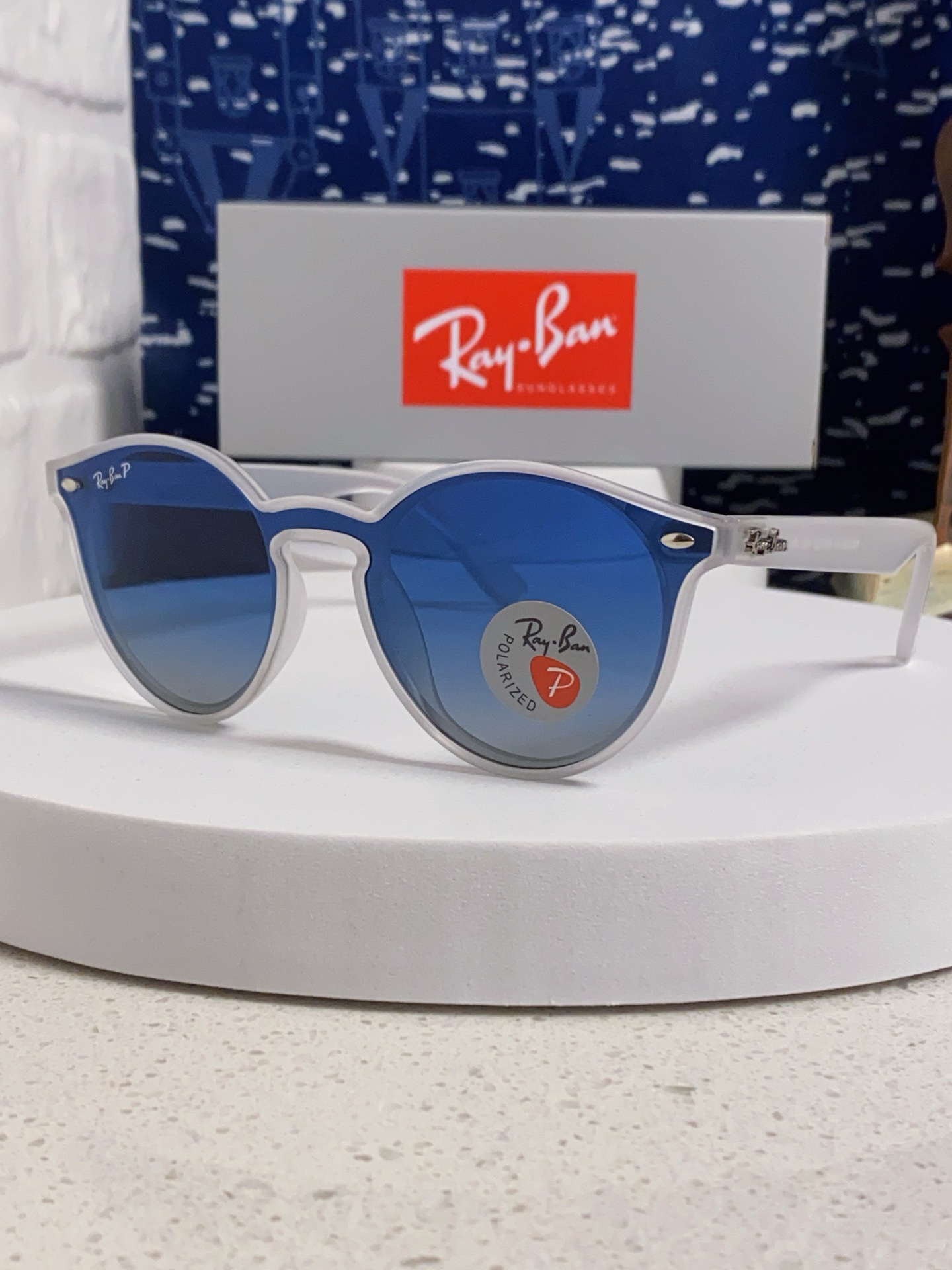  RayBan雷朋 2025夏季新款 原装复古女款圆框太阳眼镜 经典款墨镜遮阳 RB4380 