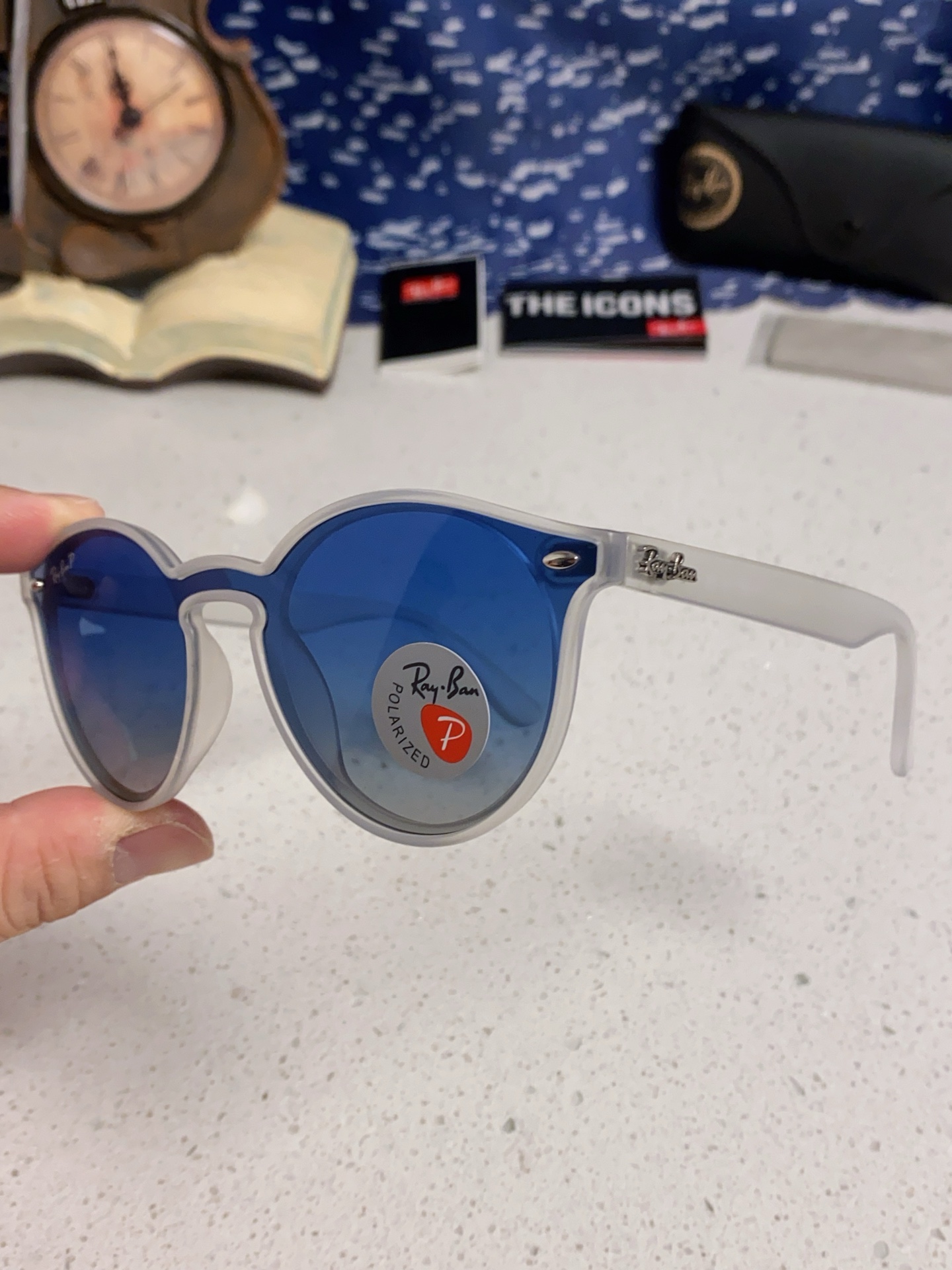  RayBan雷朋 2025夏季新款 原装复古女款圆框太阳眼镜 经典款墨镜遮阳 RB4380 
