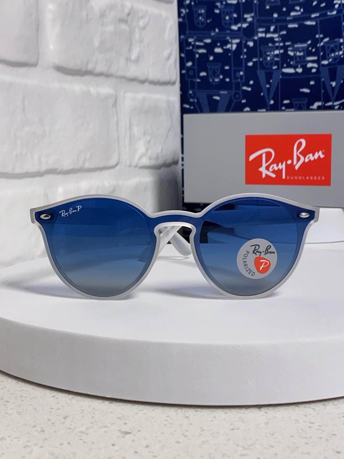  RayBan雷朋 2025夏季新款 原装复古女款圆框太阳眼镜 经典款墨镜遮阳 RB4380 
