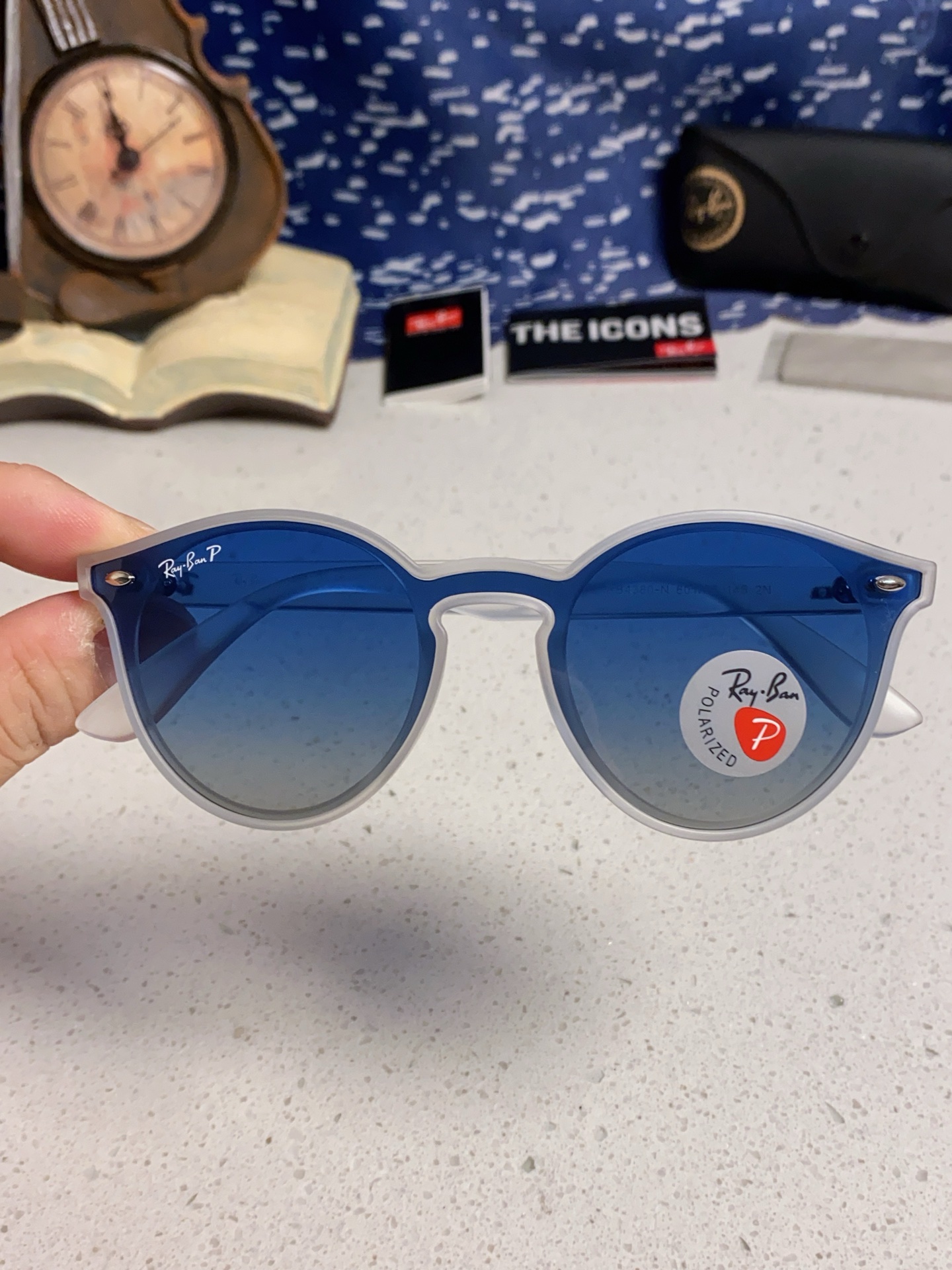  RayBan雷朋 2025夏季新款 原装复古女款圆框太阳眼镜 经典款墨镜遮阳 RB4380 