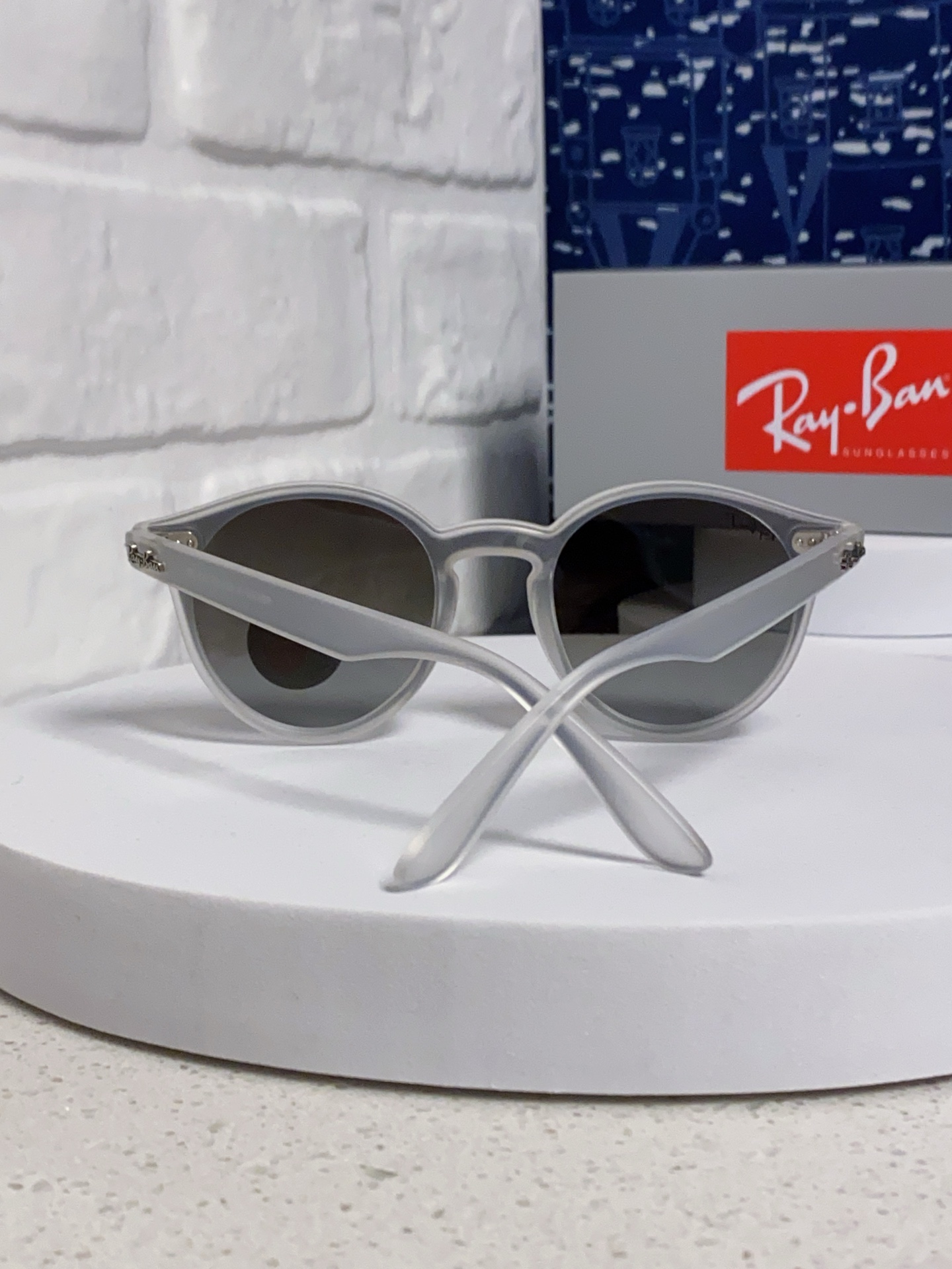  RayBan雷朋 2025夏季新款 原装复古女款圆框太阳眼镜 经典款墨镜遮阳 RB4380 