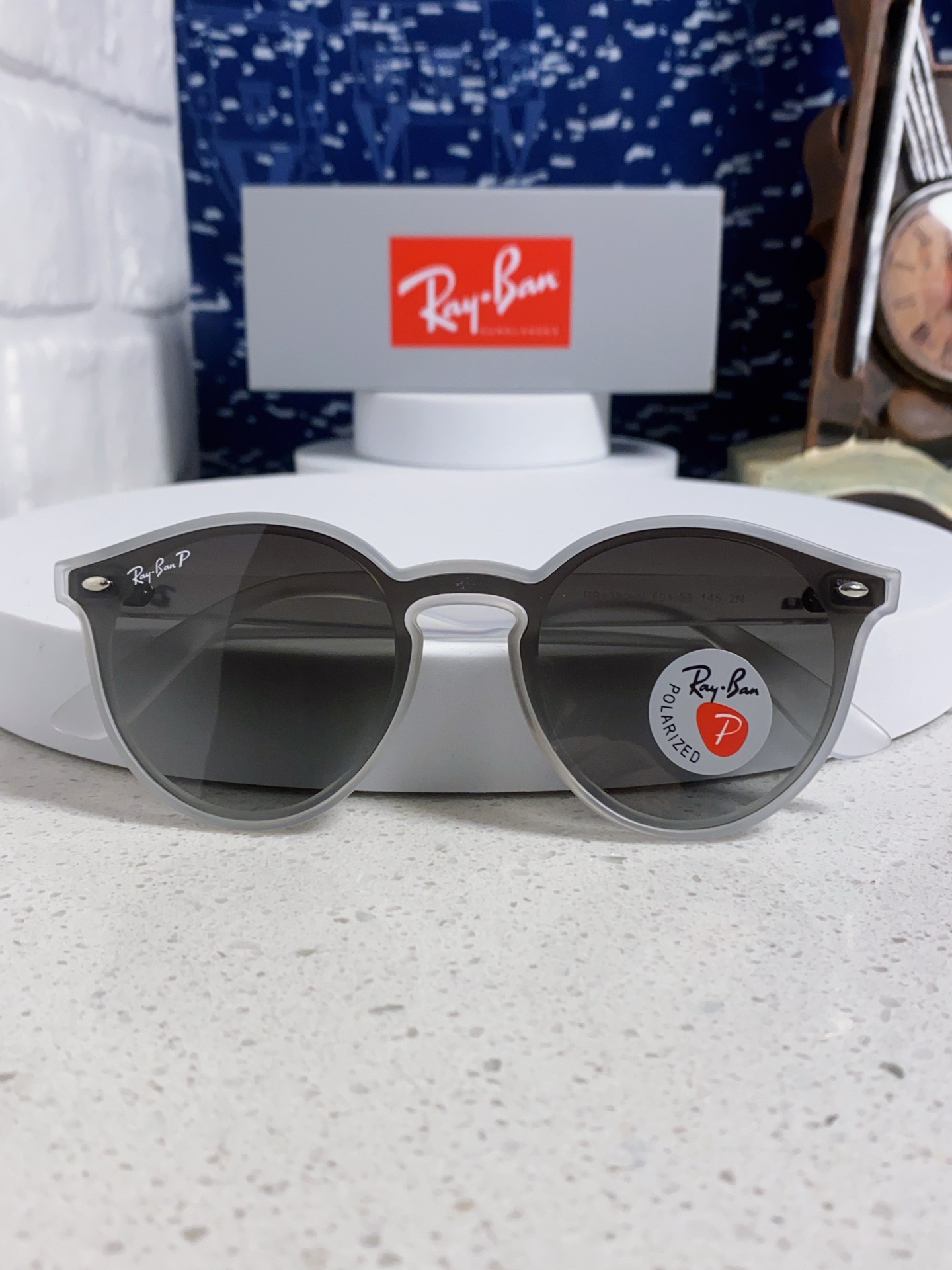  RayBan雷朋 2025夏季新款 原装复古女款圆框太阳眼镜 经典款墨镜遮阳 RB4380 