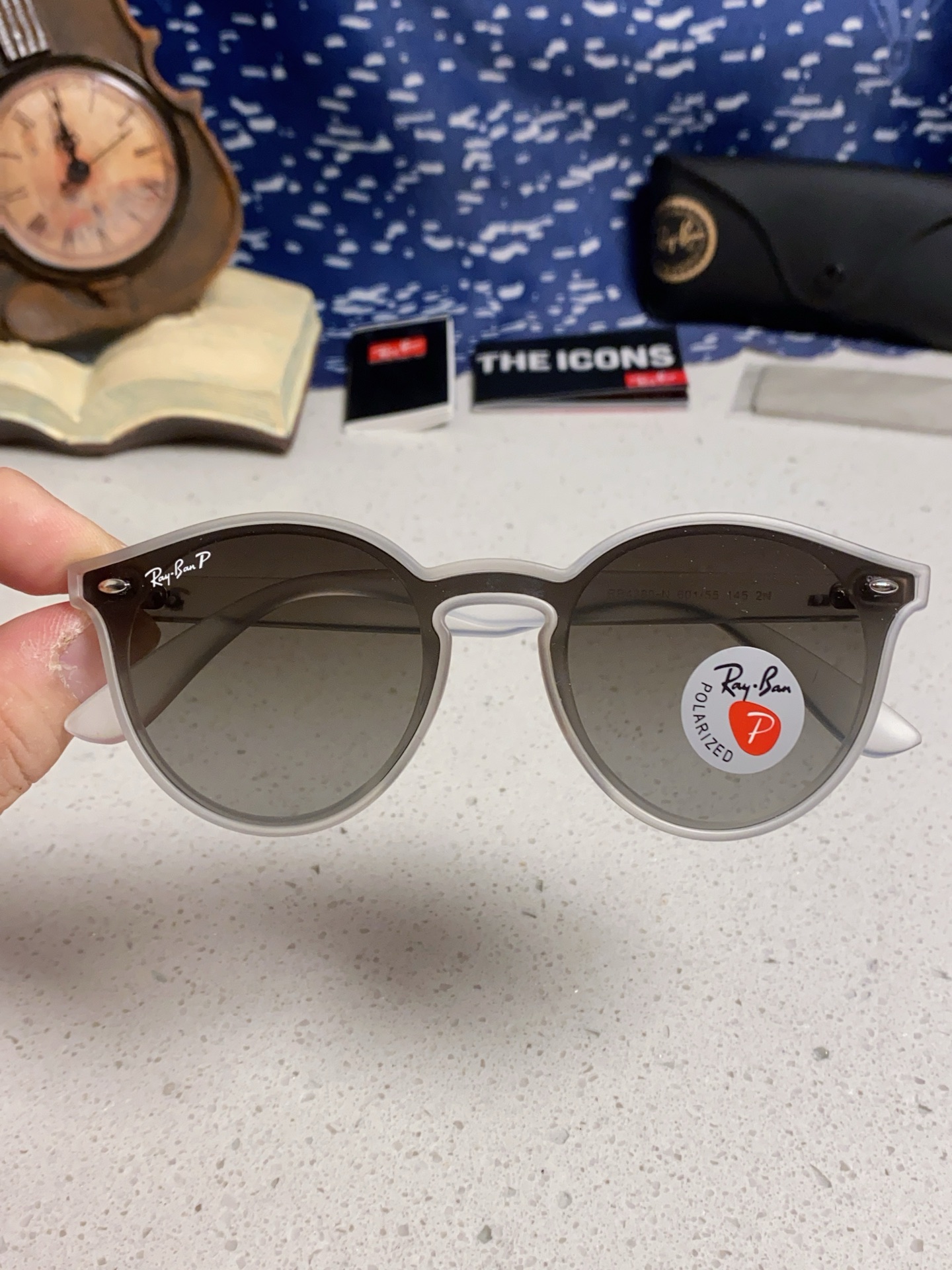  RayBan雷朋 2025夏季新款 原装复古女款圆框太阳眼镜 经典款墨镜遮阳 RB4380 
