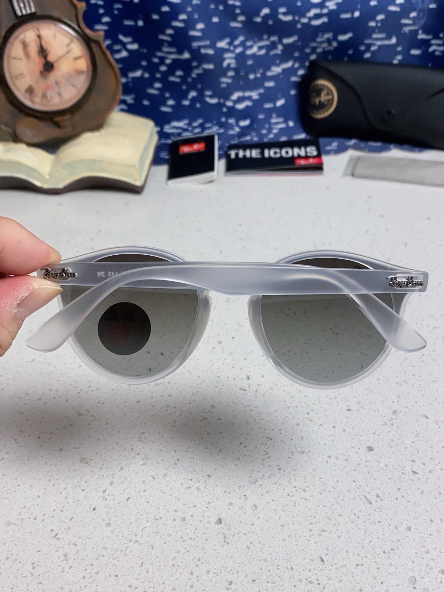  RayBan雷朋 2025夏季新款 原装复古女款圆框太阳眼镜 经典款墨镜遮阳 RB4380 