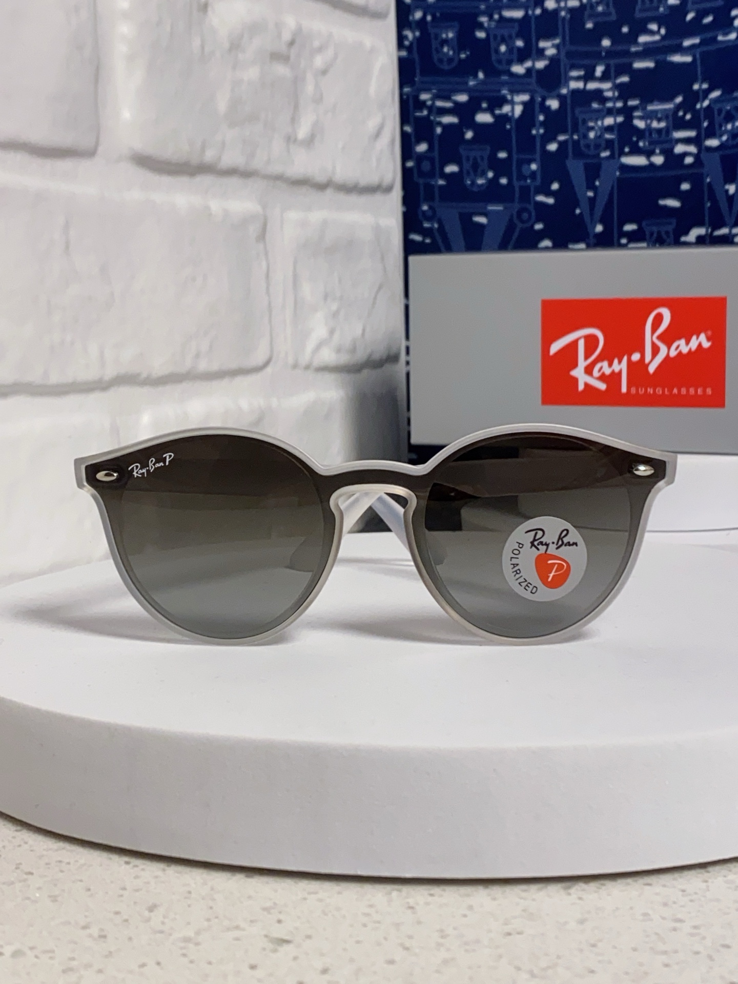  RayBan雷朋 2025夏季新款 原装复古女款圆框太阳眼镜 经典款墨镜遮阳 RB4380 