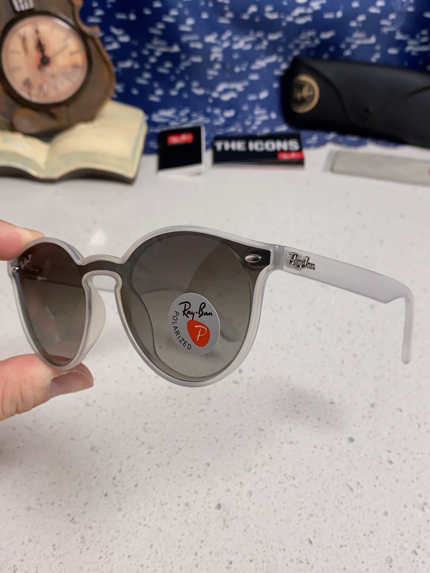  RayBan雷朋 2025夏季新款 原装复古女款圆框太阳眼镜 经典款墨镜遮阳 RB4380 