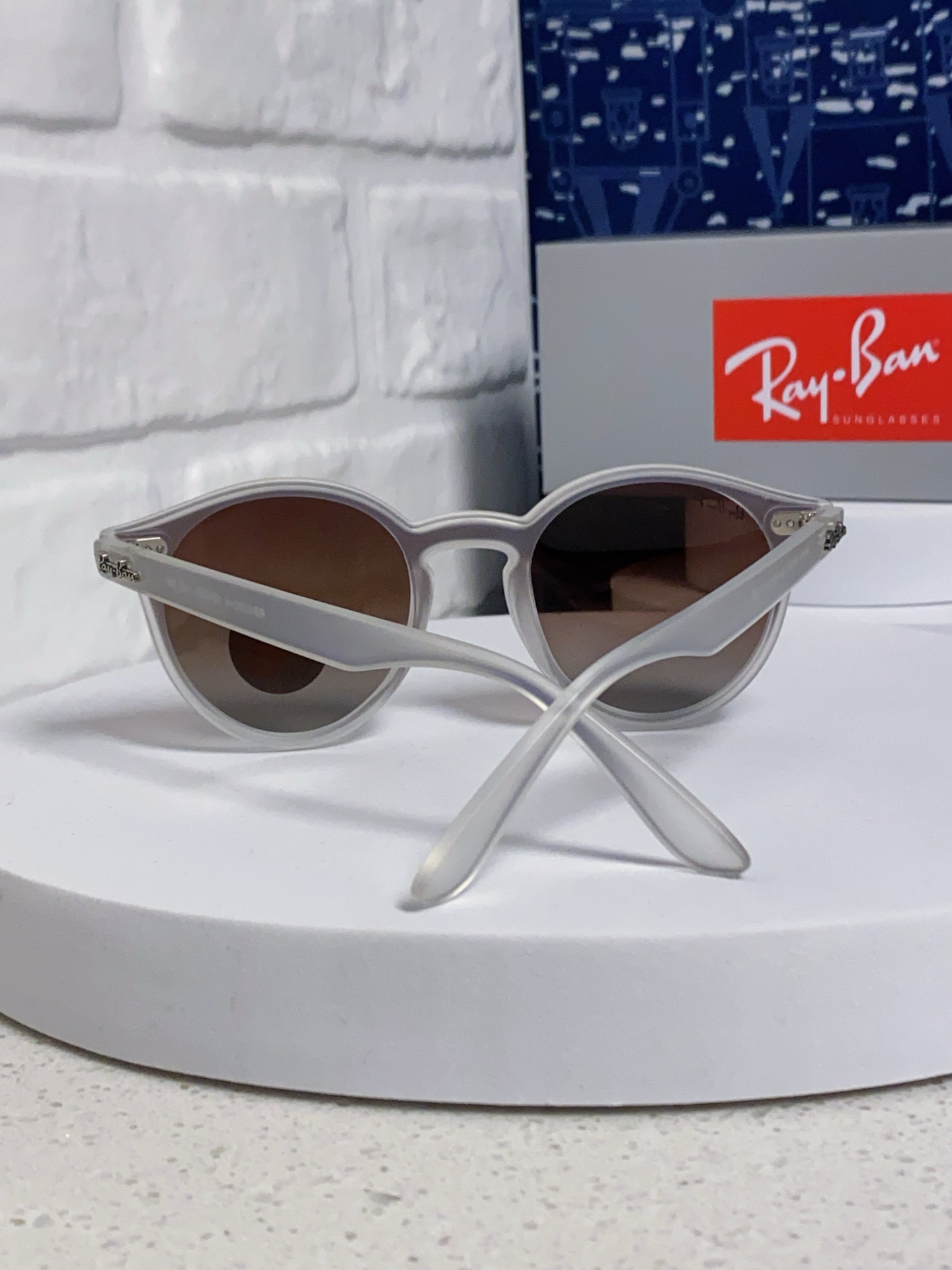  RayBan雷朋 2025夏季新款 原装复古女款圆框太阳眼镜 经典款墨镜遮阳 RB4380 