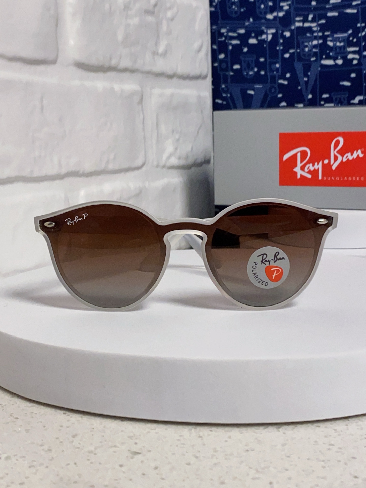  RayBan雷朋 2025夏季新款 原装复古女款圆框太阳眼镜 经典款墨镜遮阳 RB4380 