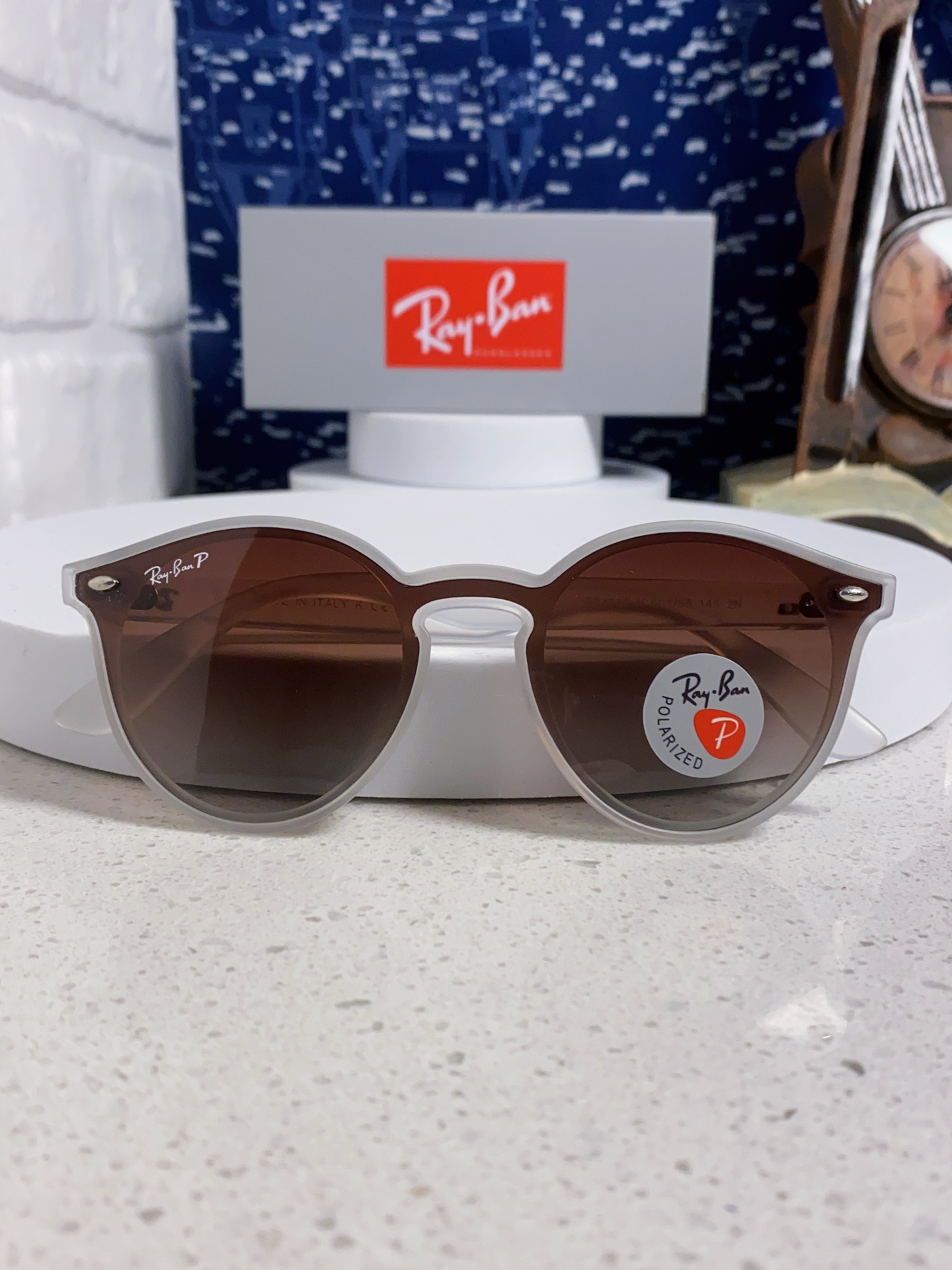  RayBan雷朋 2025夏季新款 原装复古女款圆框太阳眼镜 经典款墨镜遮阳 RB4380 