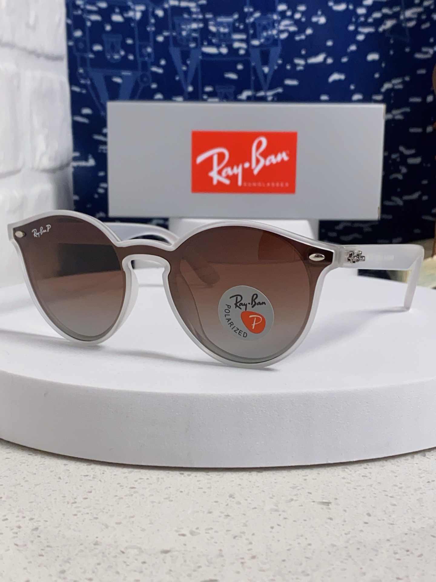  RayBan雷朋 2025夏季新款 原装复古女款圆框太阳眼镜 经典款墨镜遮阳 RB4380 