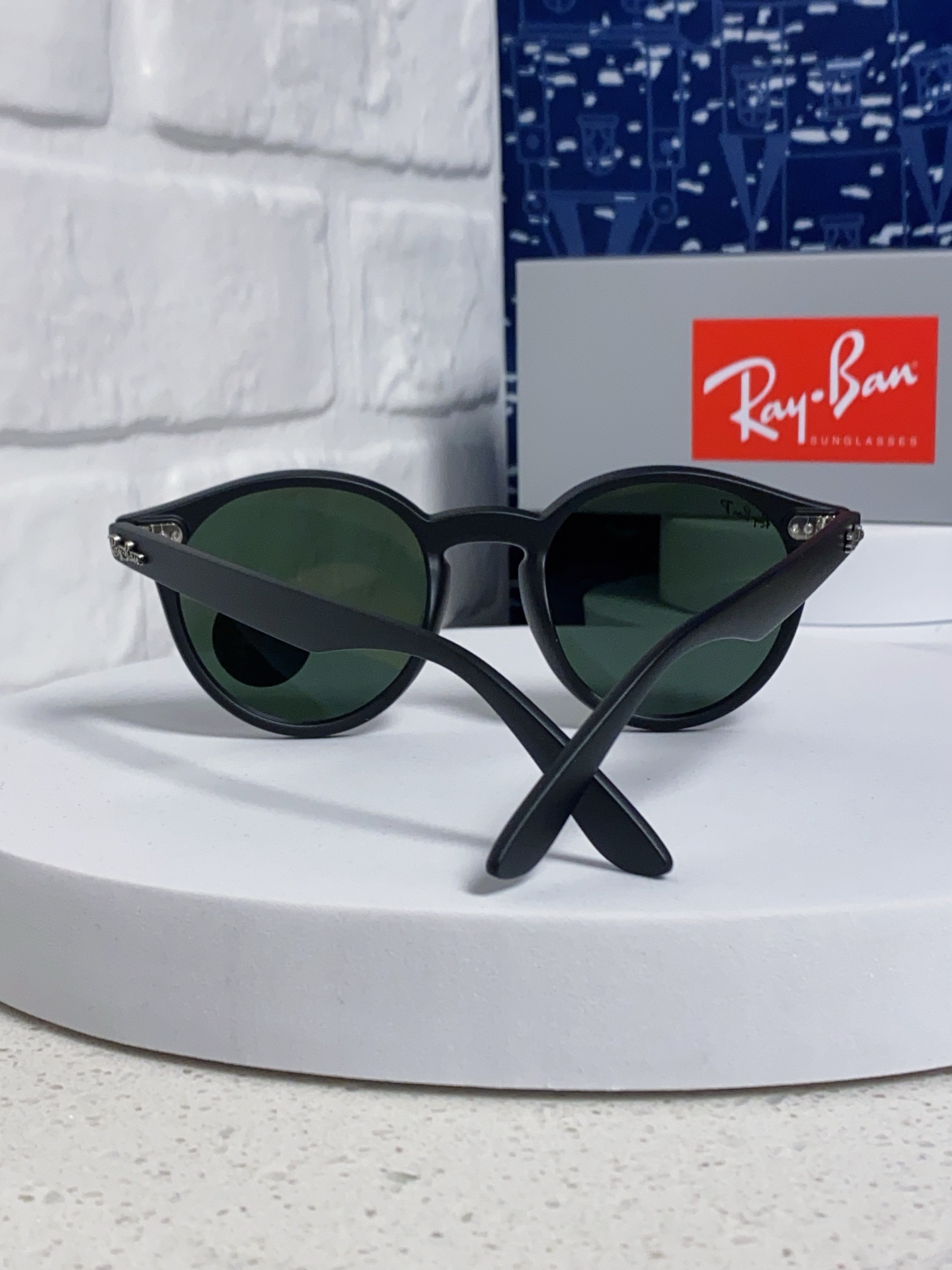  RayBan雷朋 2025夏季新款 原装复古女款圆框太阳眼镜 经典款墨镜遮阳 RB4380 