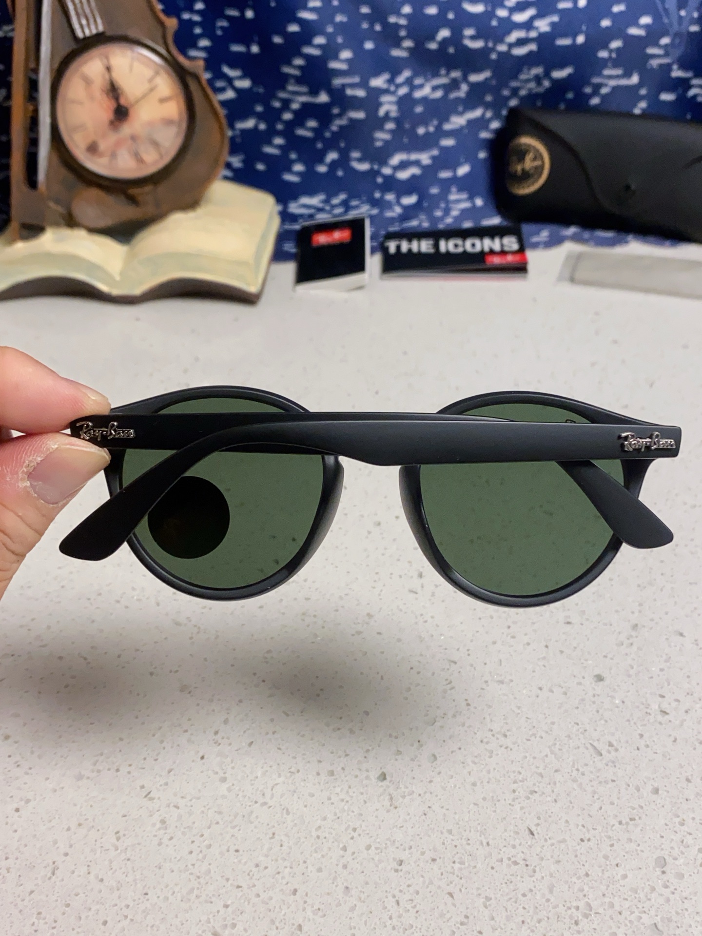  RayBan雷朋 2025夏季新款 原装复古女款圆框太阳眼镜 经典款墨镜遮阳 RB4380 