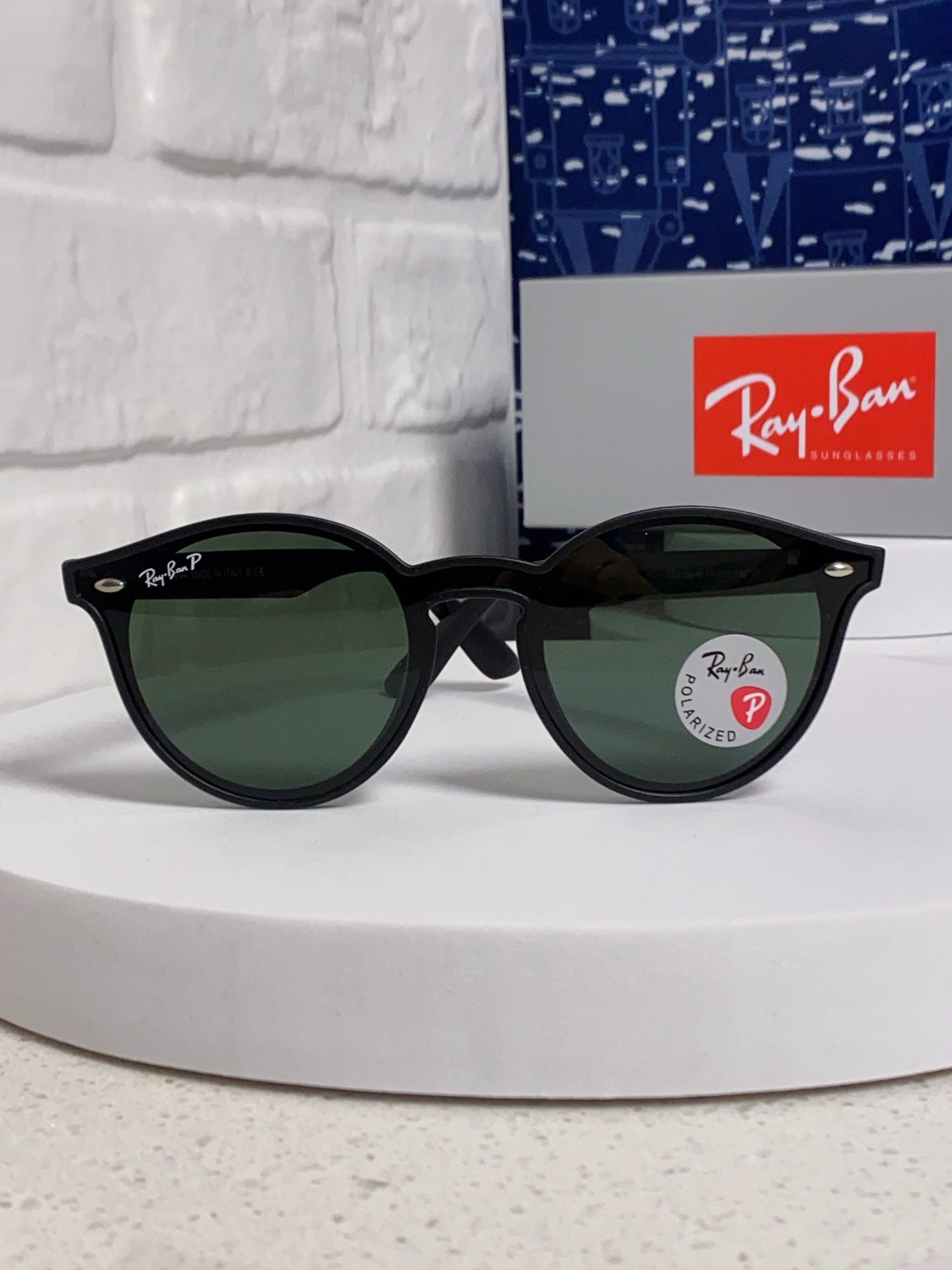  RayBan雷朋 2025夏季新款 原装复古女款圆框太阳眼镜 经典款墨镜遮阳 RB4380 