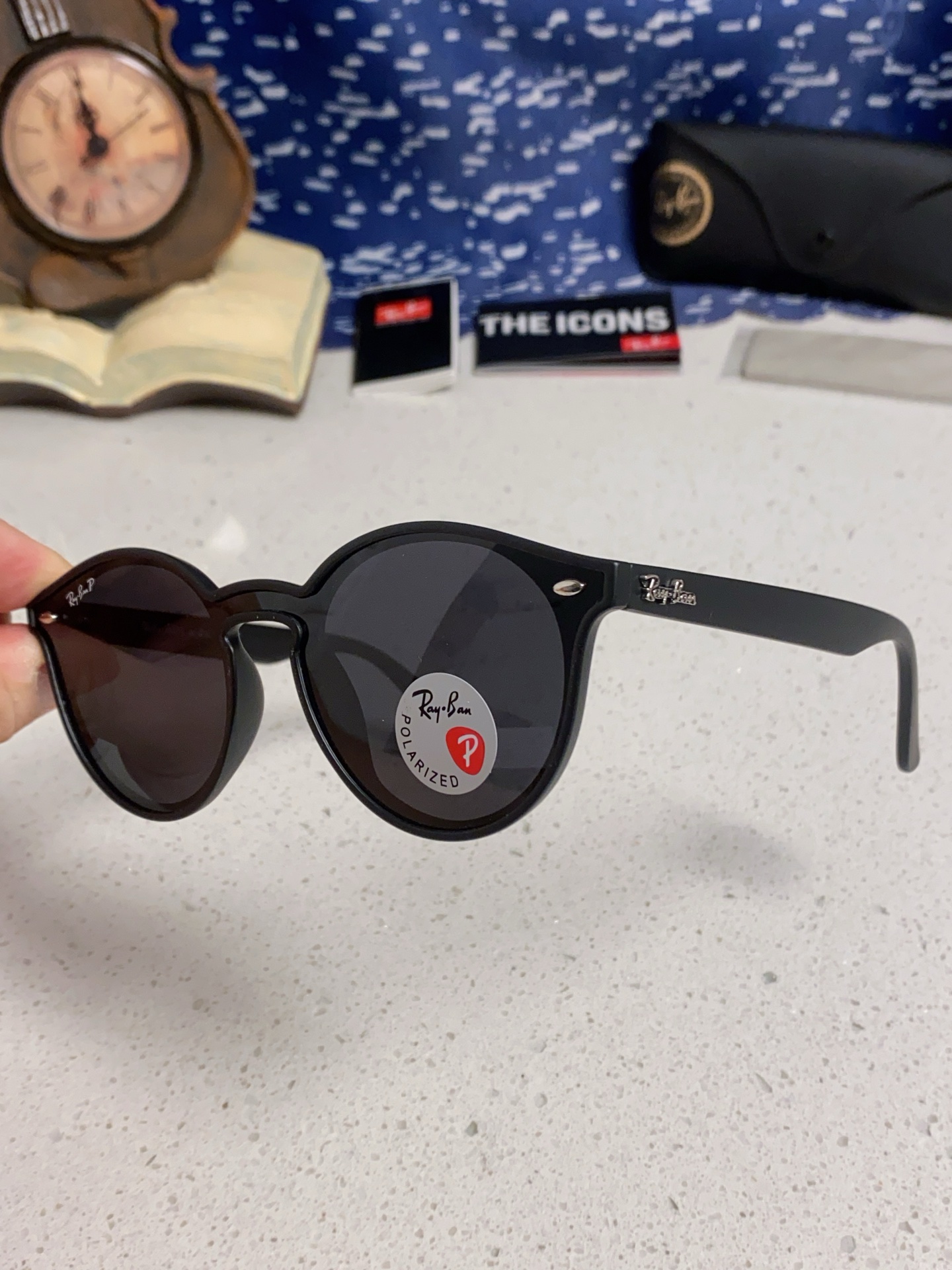  RayBan雷朋 2025夏季新款 原装复古女款圆框太阳眼镜 经典款墨镜遮阳 RB4380 