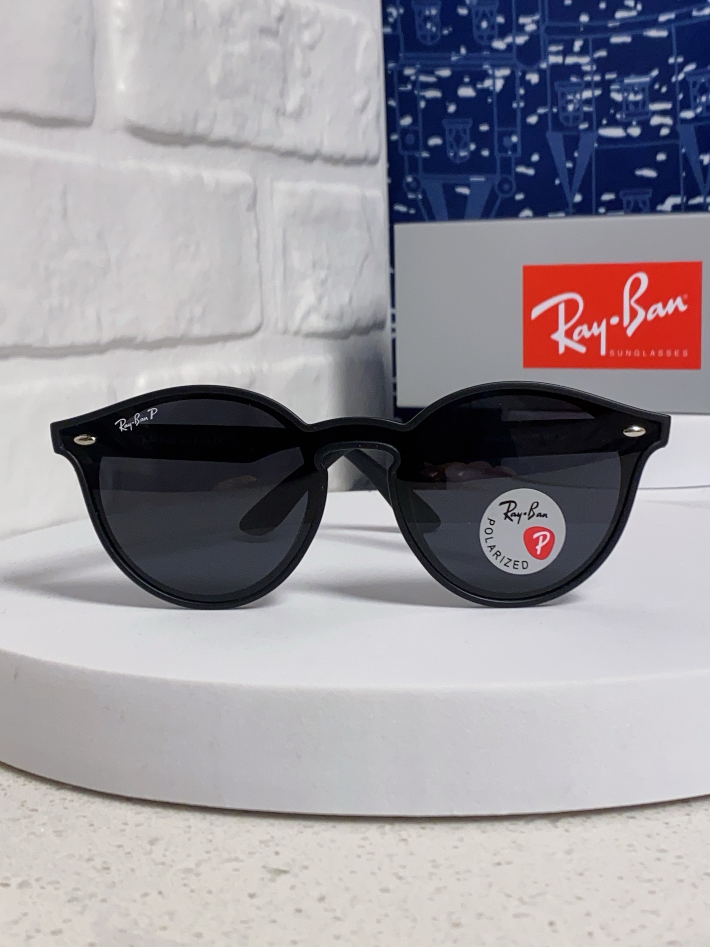  RayBan雷朋 2025夏季新款 原装复古女款圆框太阳眼镜 经典款墨镜遮阳 RB4380 