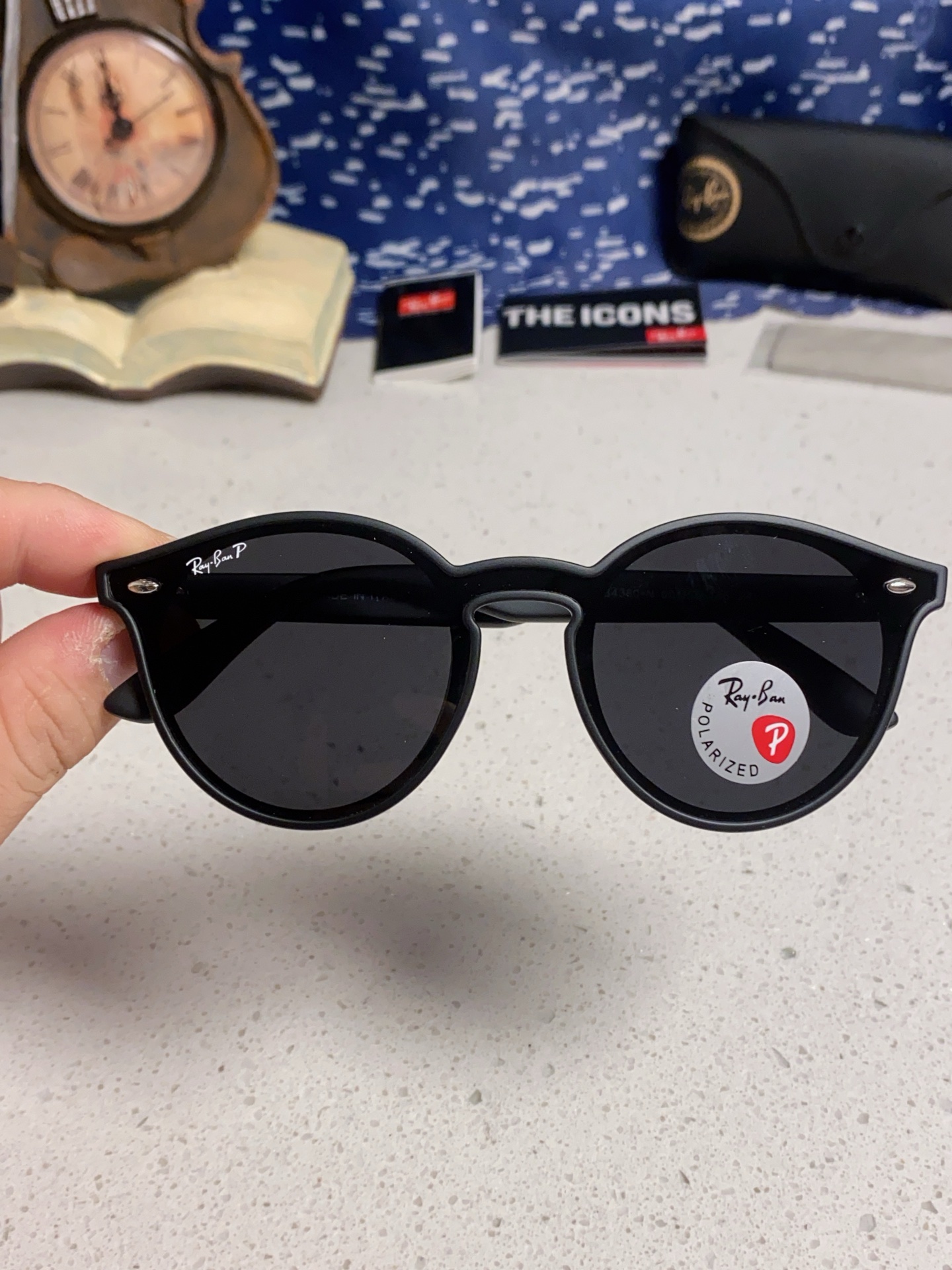  RayBan雷朋 2025夏季新款 原装复古女款圆框太阳眼镜 经典款墨镜遮阳 RB4380 