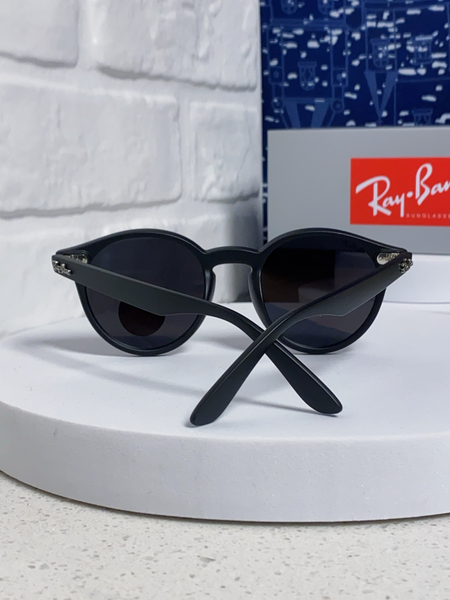  RayBan雷朋 2025夏季新款 原装复古女款圆框太阳眼镜 经典款墨镜遮阳 RB4380 