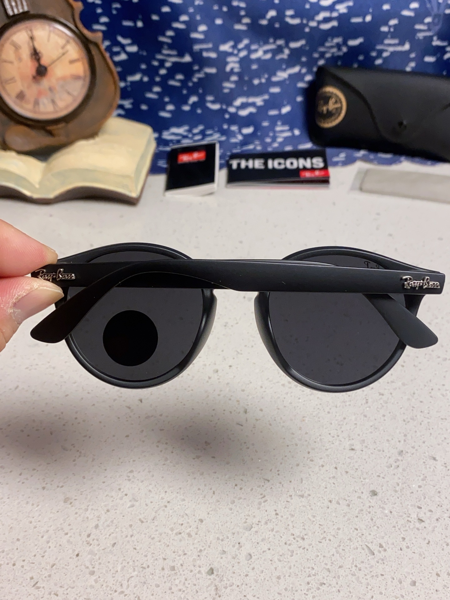  RayBan雷朋 2025夏季新款 原装复古女款圆框太阳眼镜 经典款墨镜遮阳 RB4380 