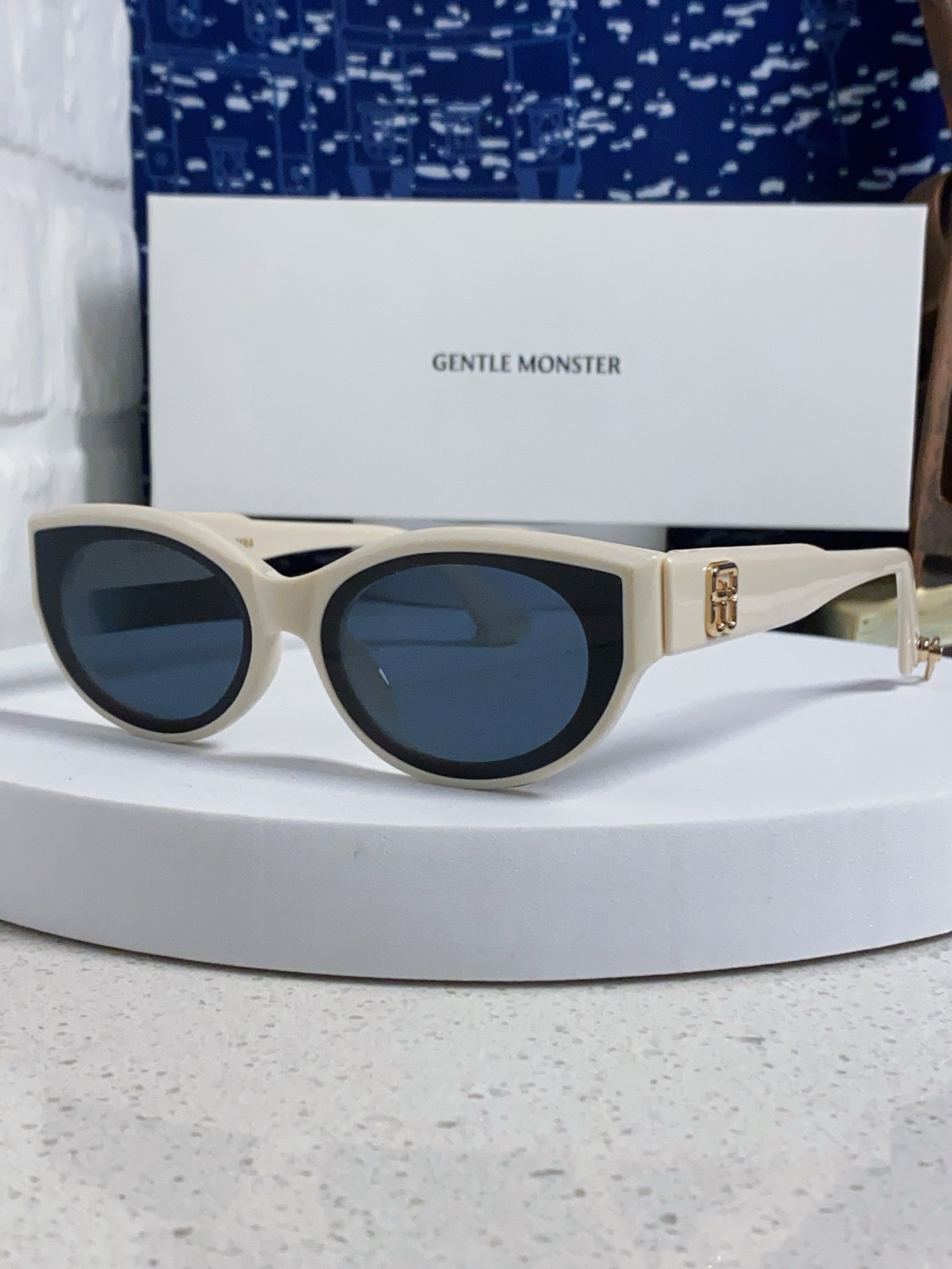 Gentle Moster(GM) GM墨镜太阳镜男女士明星同款猫眼高级感防紫外线. 型号：GW003