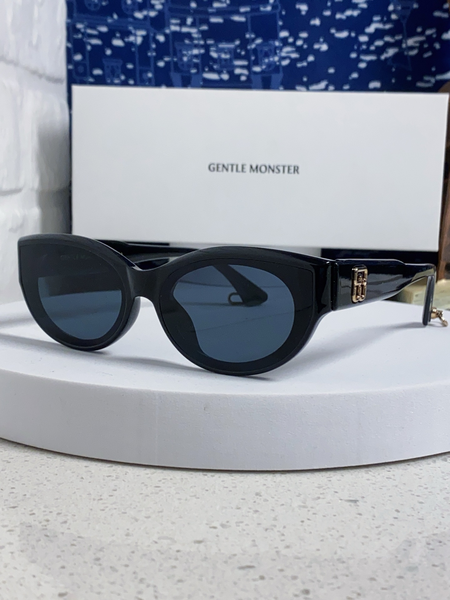  Gentle Moster(GM) GM墨镜太阳镜男女士明星同款猫眼高级感防紫外线. 型号：GW003