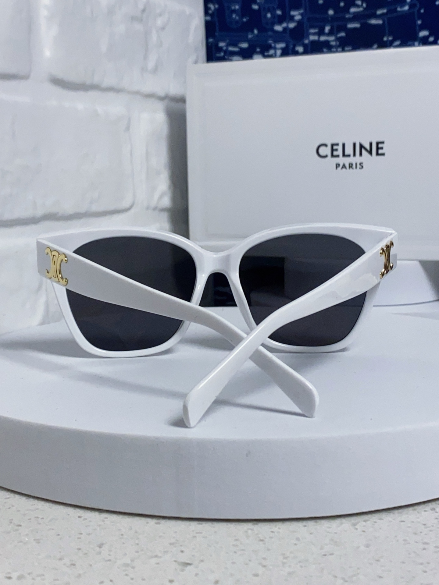  Celine赛琳 法式凯旋墨镜女高级感最新款复古猫眼小红书同款太阳镜爆款 男女通用 