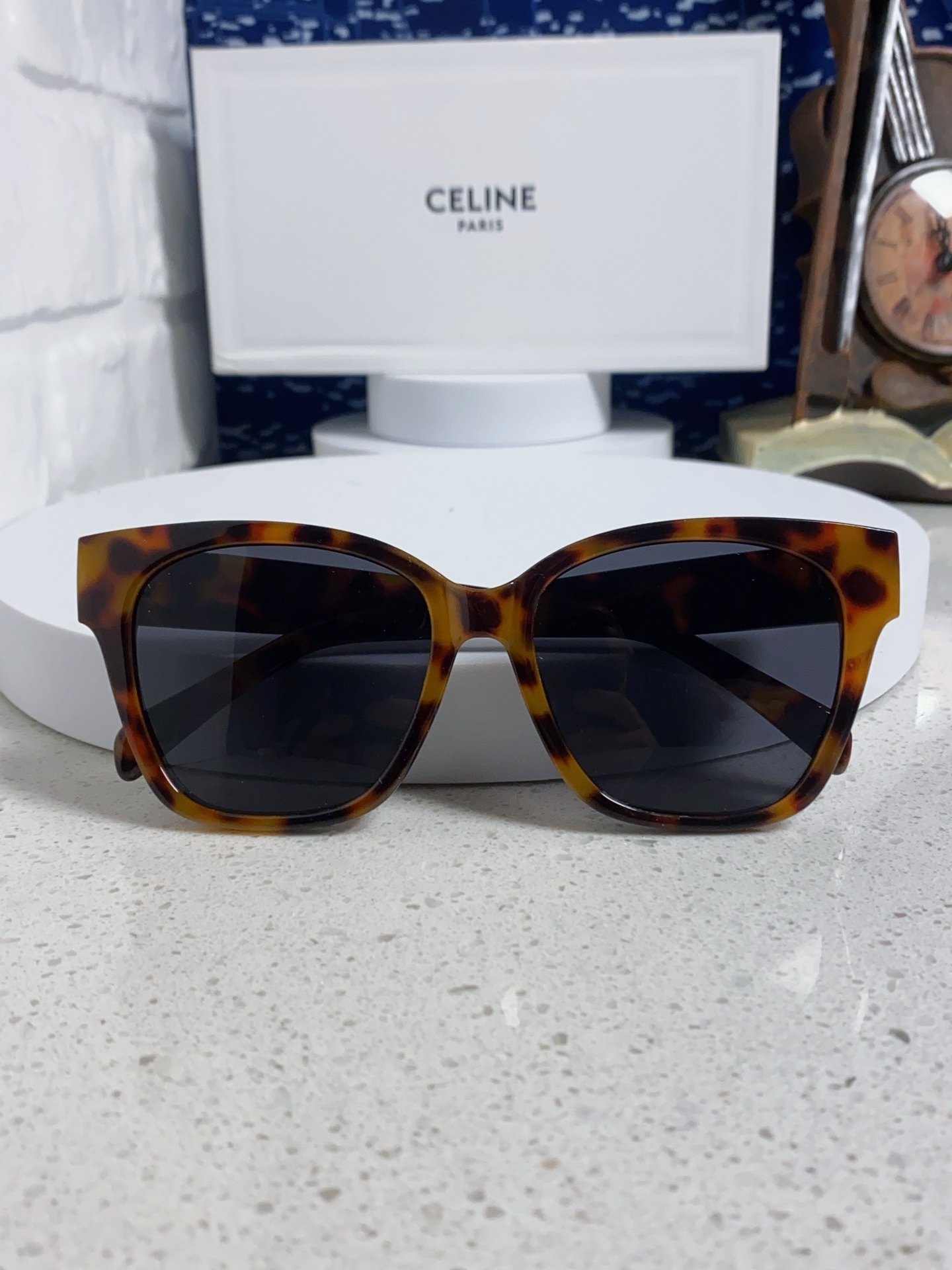  Celine赛琳 法式凯旋墨镜女高级感最新款复古猫眼小红书同款太阳镜爆款 男女通用 