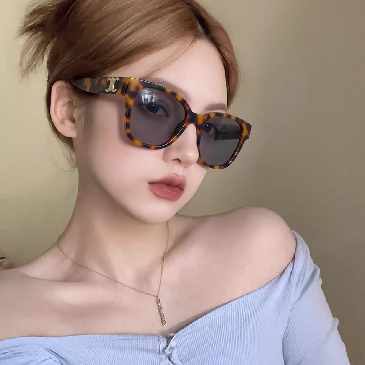  Celine赛琳 法式凯旋墨镜女高级感最新款复古猫眼小红书同款太阳镜爆款 男女通用 