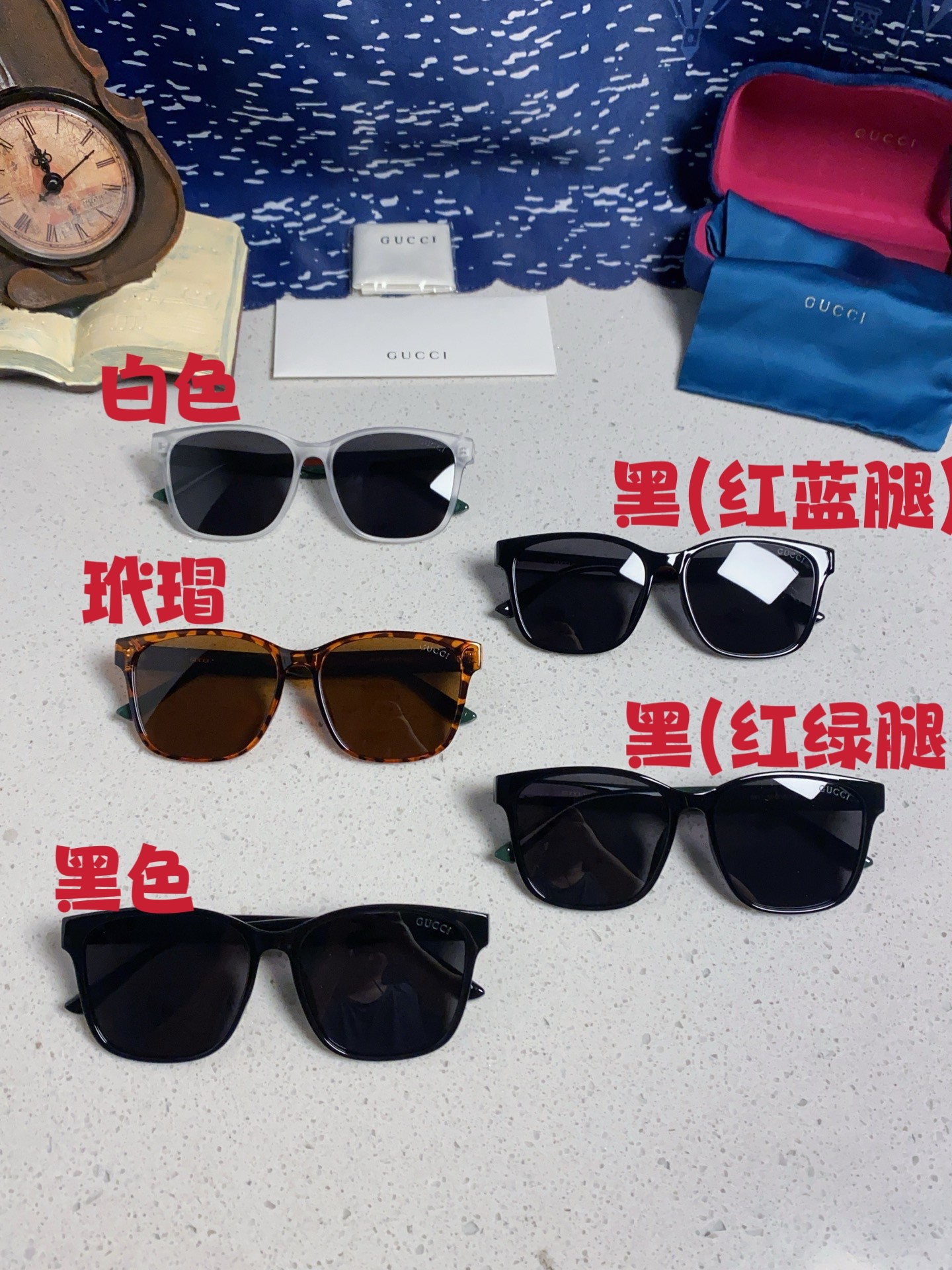 Gucci古奇 小鬼王凯琳同款 GG0417SK 方框超酷，做工精细，男女都可以搭配，超👍