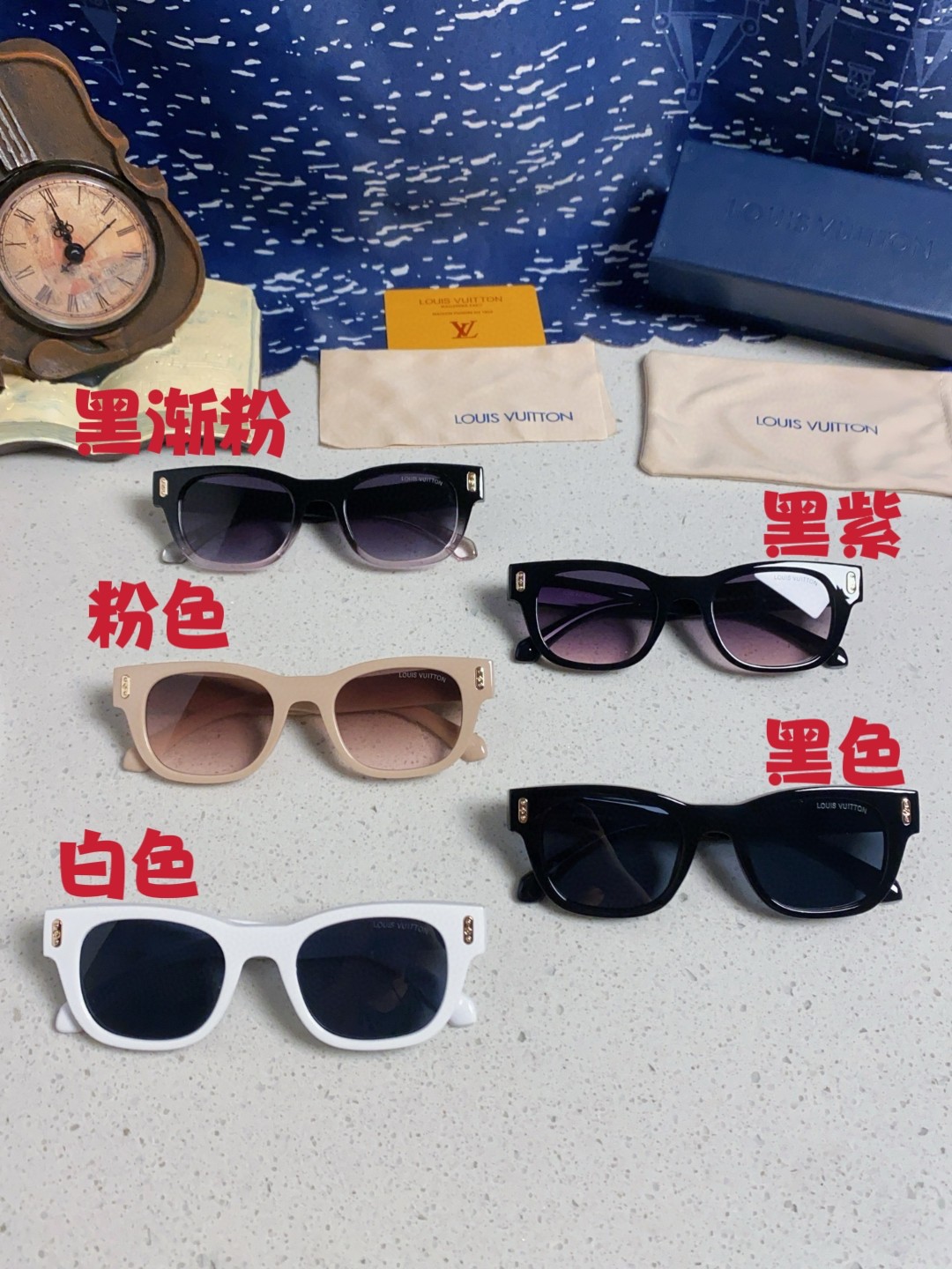  LouisVuitton路易威登  2025新款墨镜百搭高级感简约个性男女款眼镜防紫外线防晒太阳镜潮L