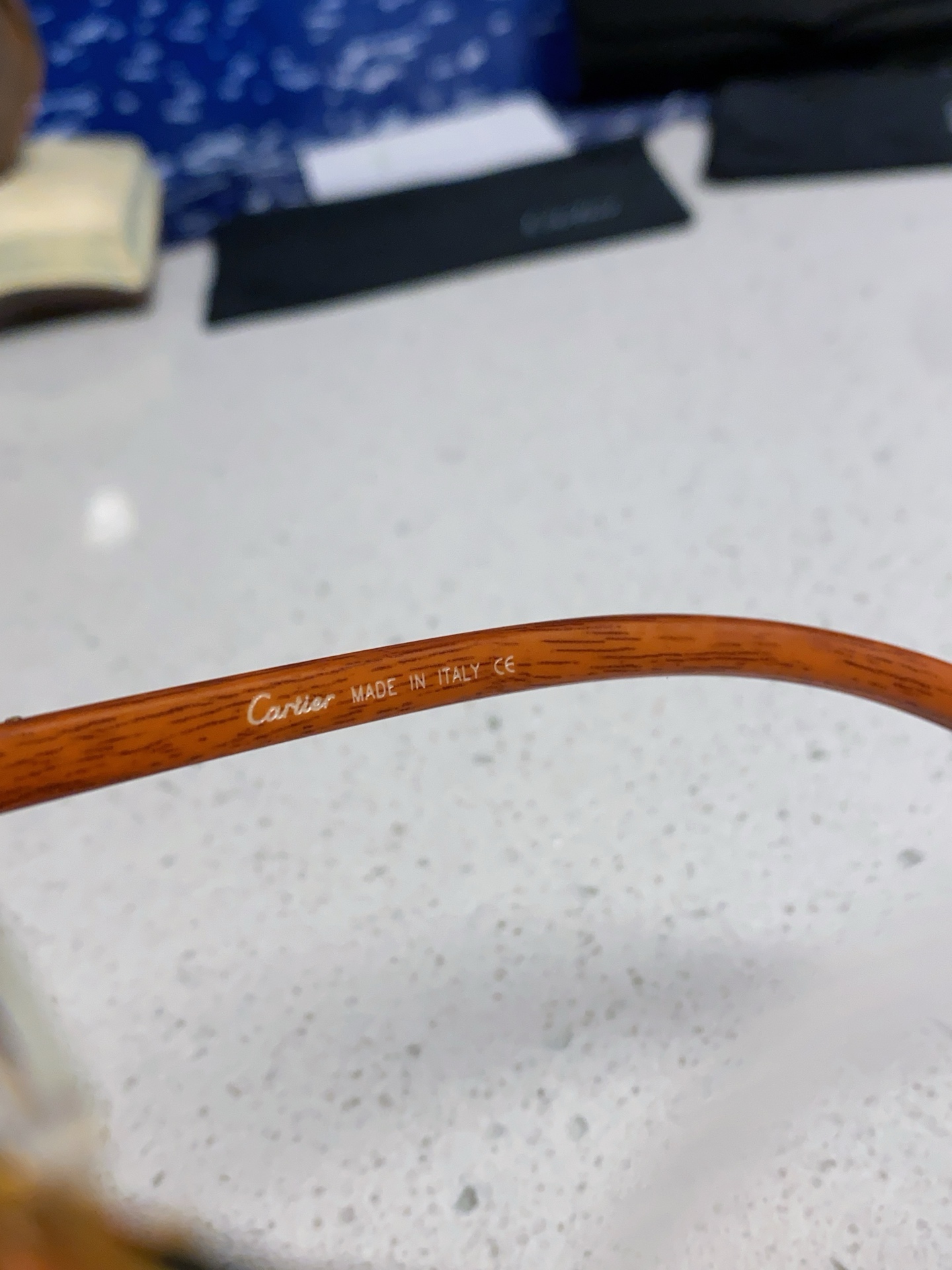  Carter卡地亚 2025新款 Y2K欧美风无框切边眼镜 气质复古御姐感加宽斯文金边镜框 豹子戏珠系
