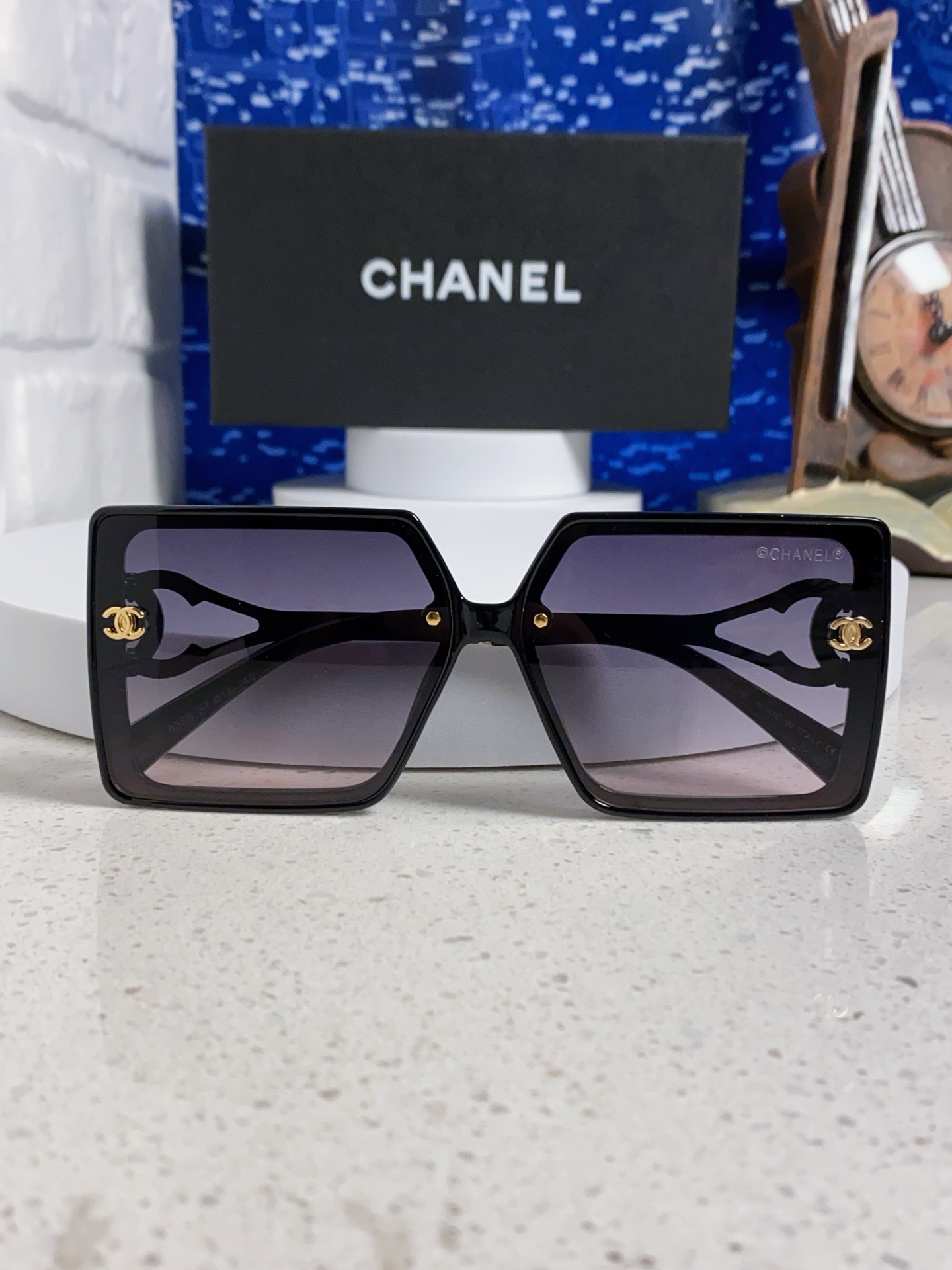  Chanel香奈儿 2025新款时尚大方太阳镜简约女士街拍潮流防紫外线墨镜太阳镜台网红爆款 