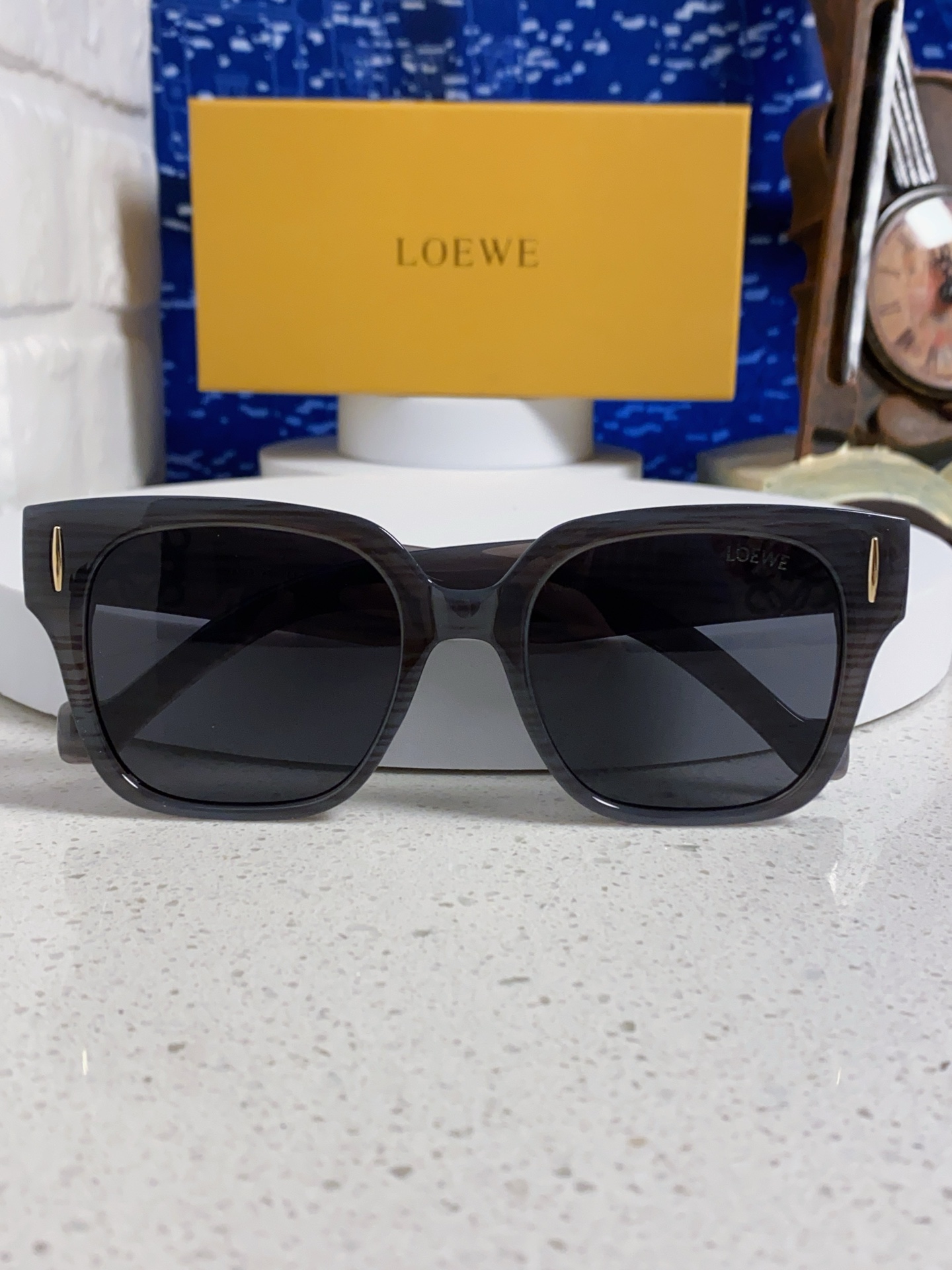 Loewe LW50069 Fashion Square Sunglasses - Gold Label, UV Protection 11 i1747037357266 9560 0 8
