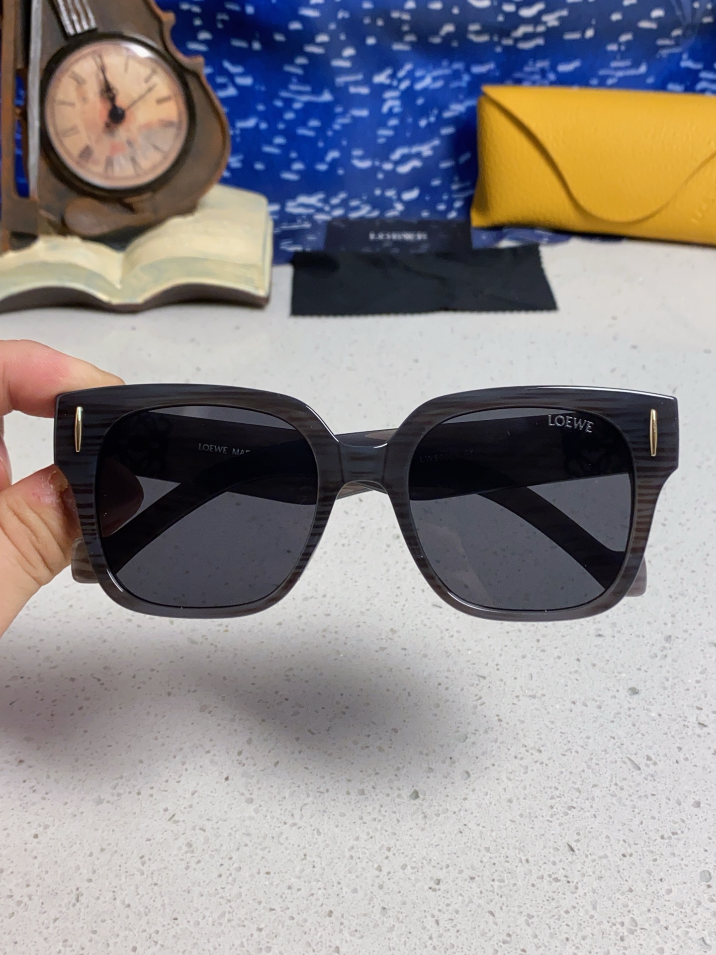 Loewe LW50069 Fashion Square Sunglasses - Gold Label, UV Protection 6 i1747037357351 1371 0 3