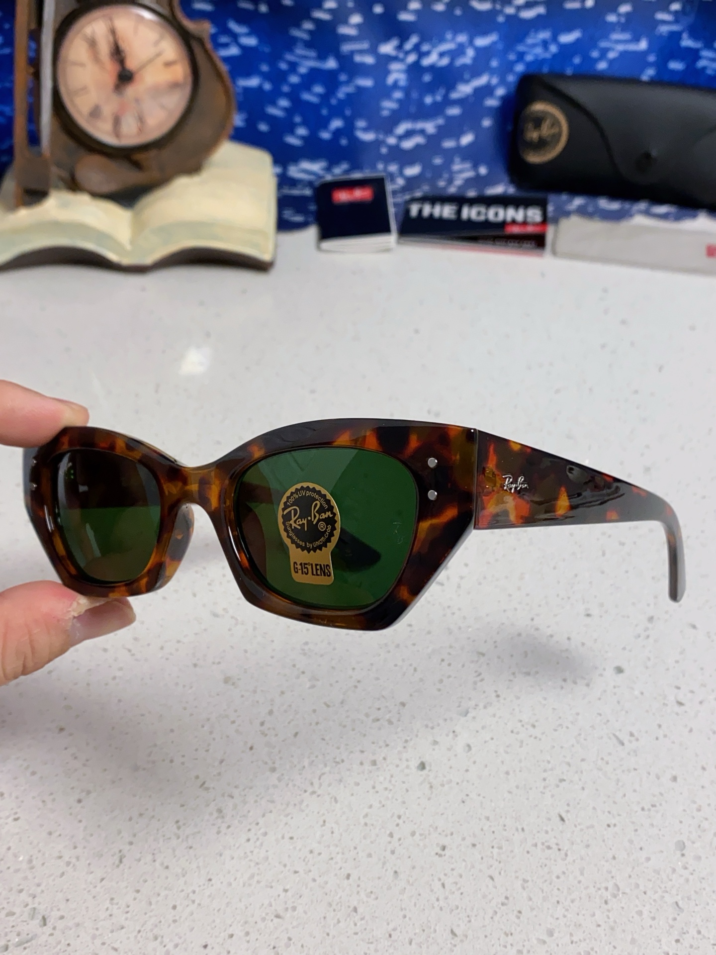  RayBan雷朋异形板材太阳镜眼镜男女同款款墨镜 RB4430 Size52口22-145