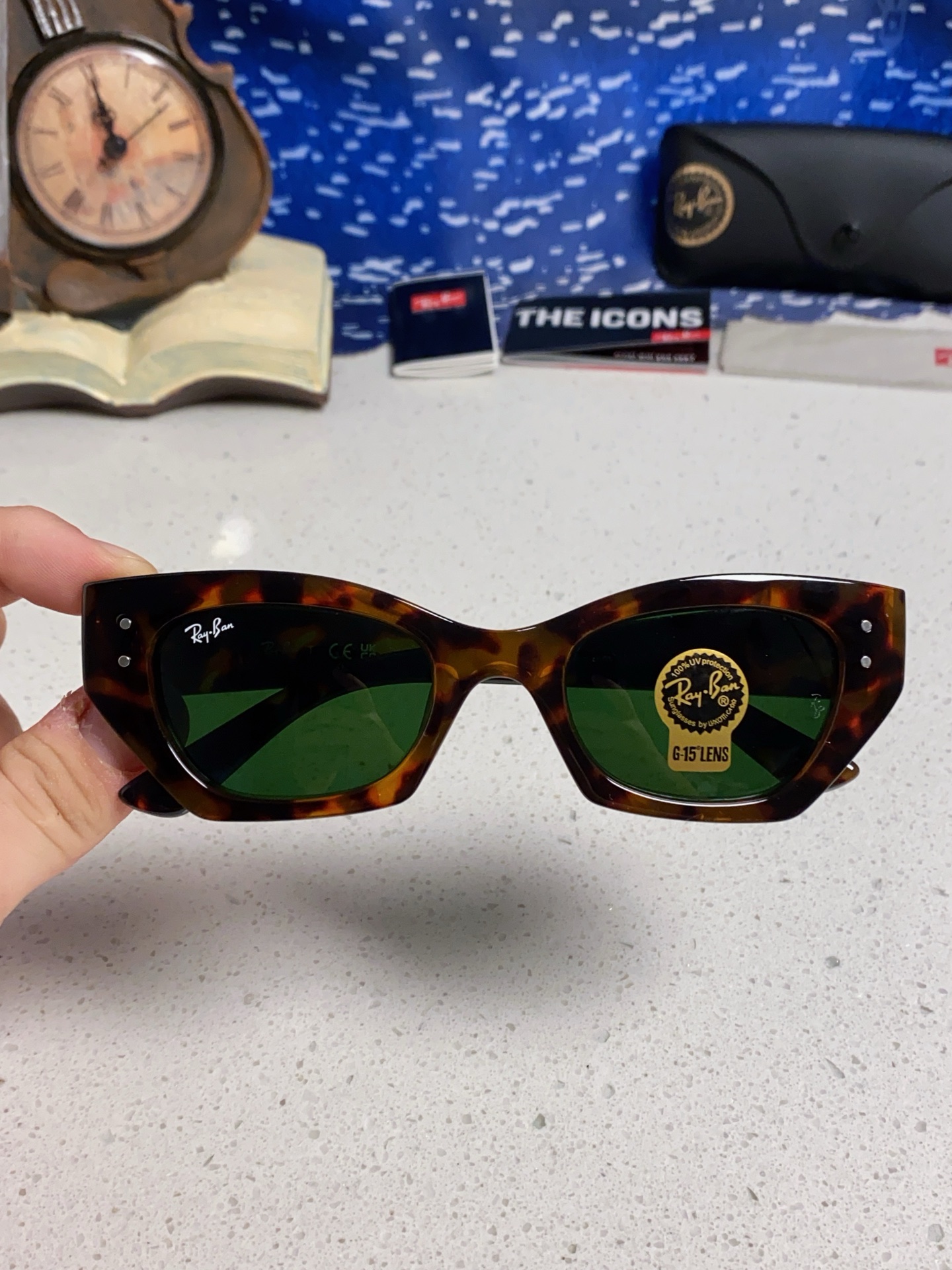  RayBan雷朋异形板材太阳镜眼镜男女同款款墨镜 RB4430 Size52口22-145