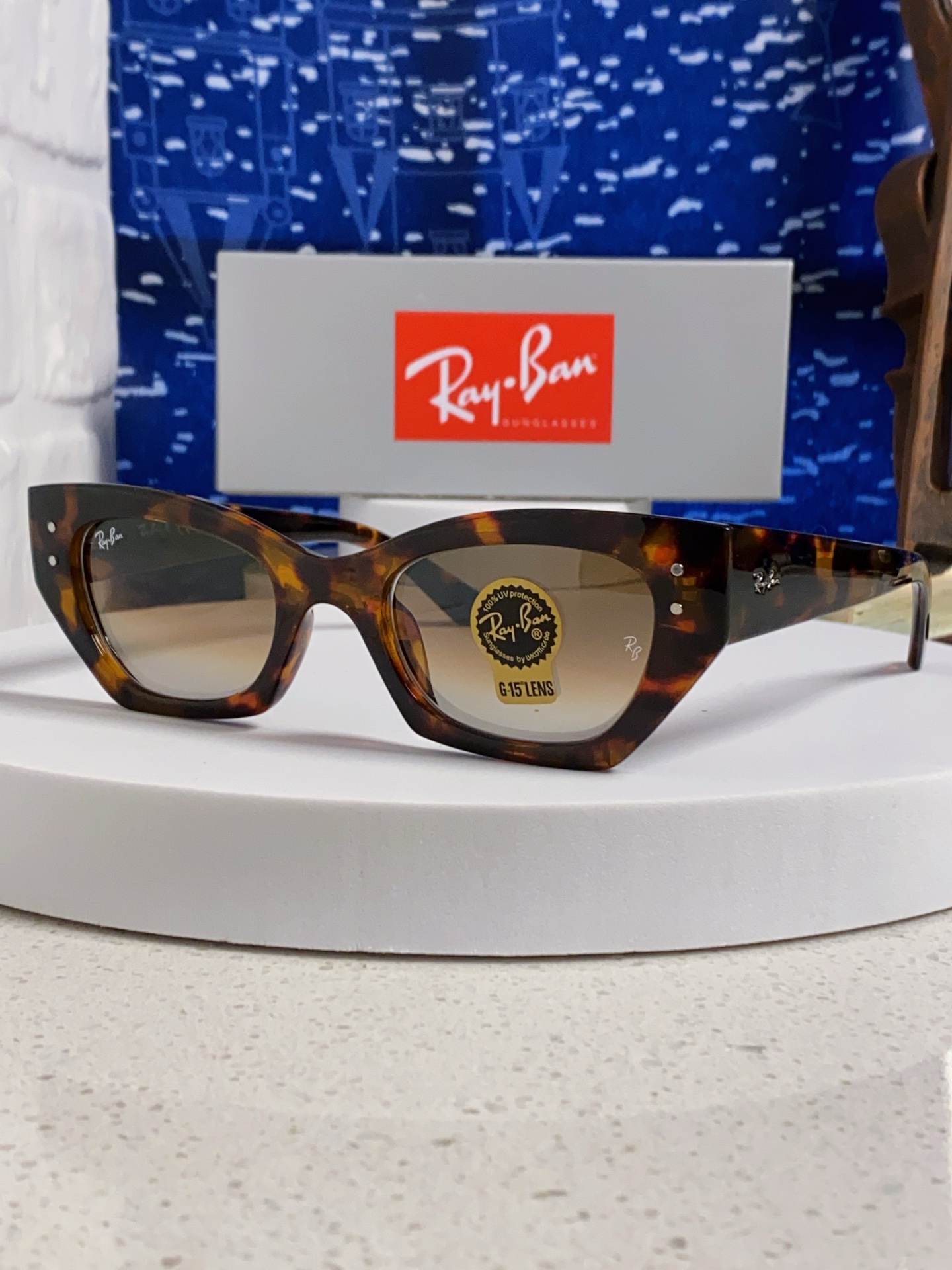  RayBan雷朋异形板材太阳镜眼镜男女同款款墨镜 RB4430 Size52口22-145