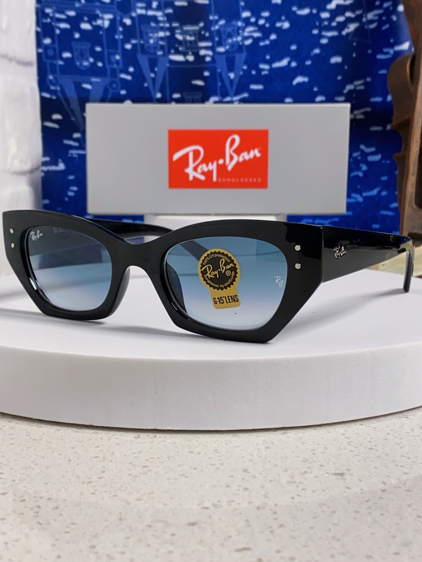  RayBan雷朋异形板材太阳镜眼镜男女同款款墨镜 RB4430 Size52口22-145