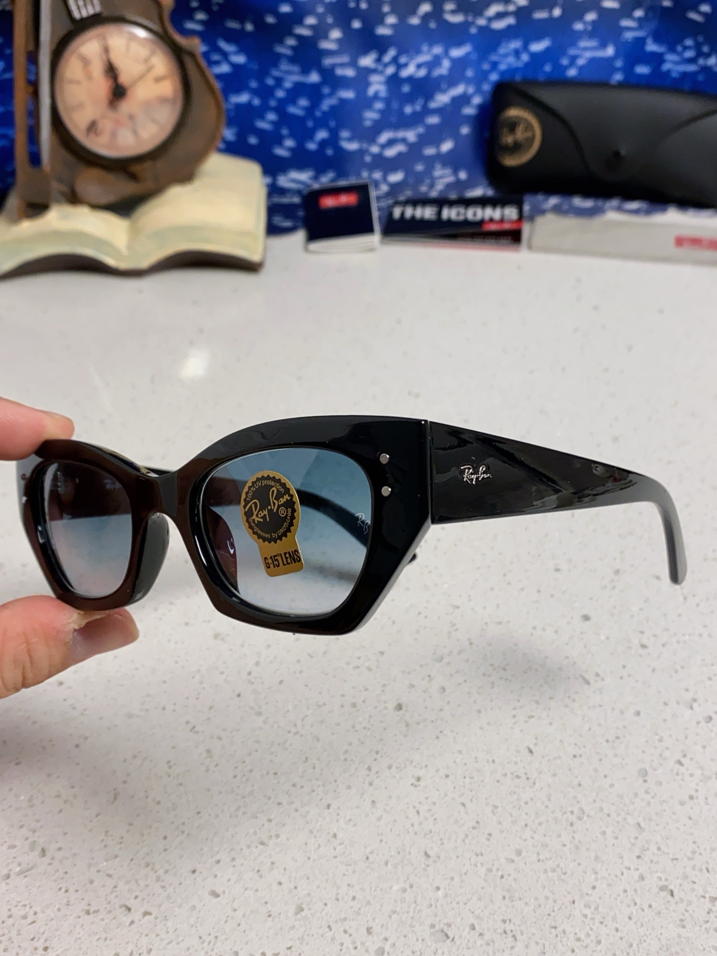  RayBan雷朋异形板材太阳镜眼镜男女同款款墨镜 RB4430 Size52口22-145
